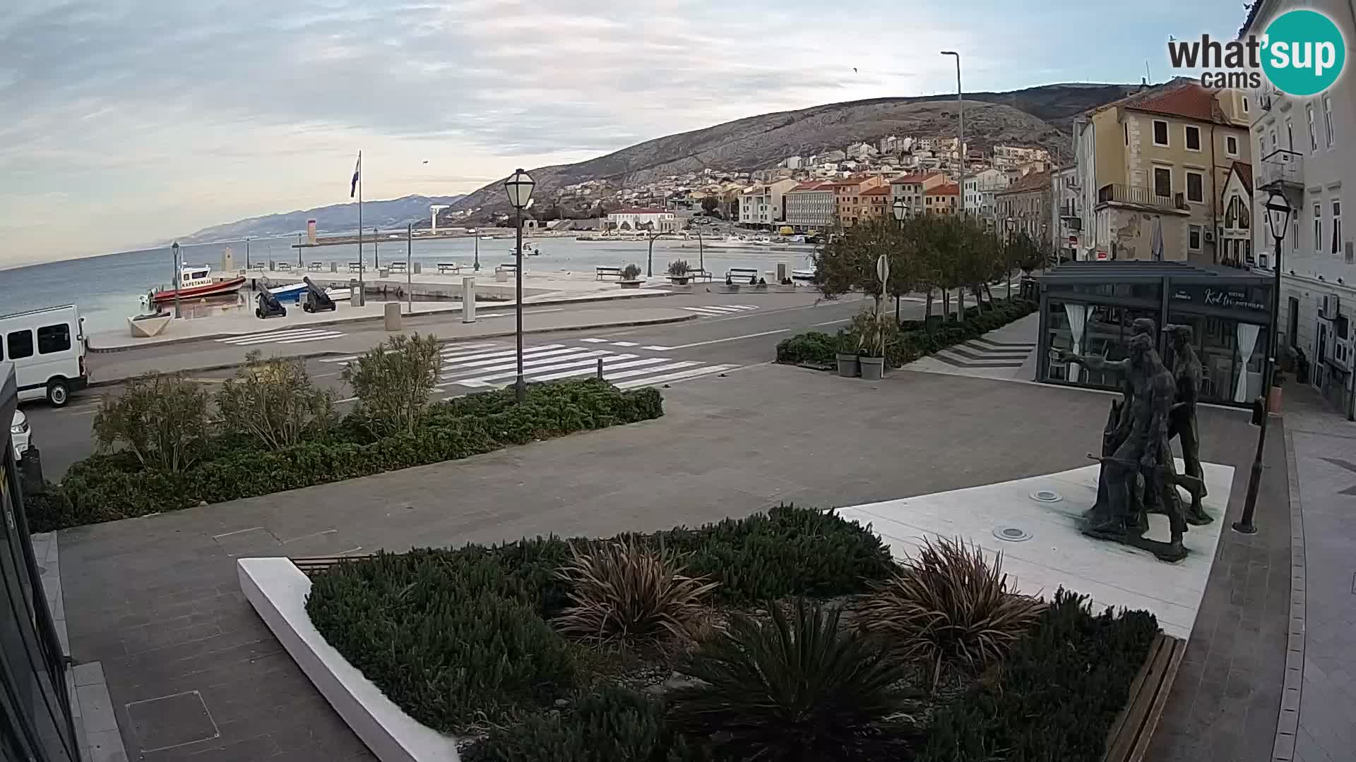 Live webcam Senj riva – seafront – Croatia
