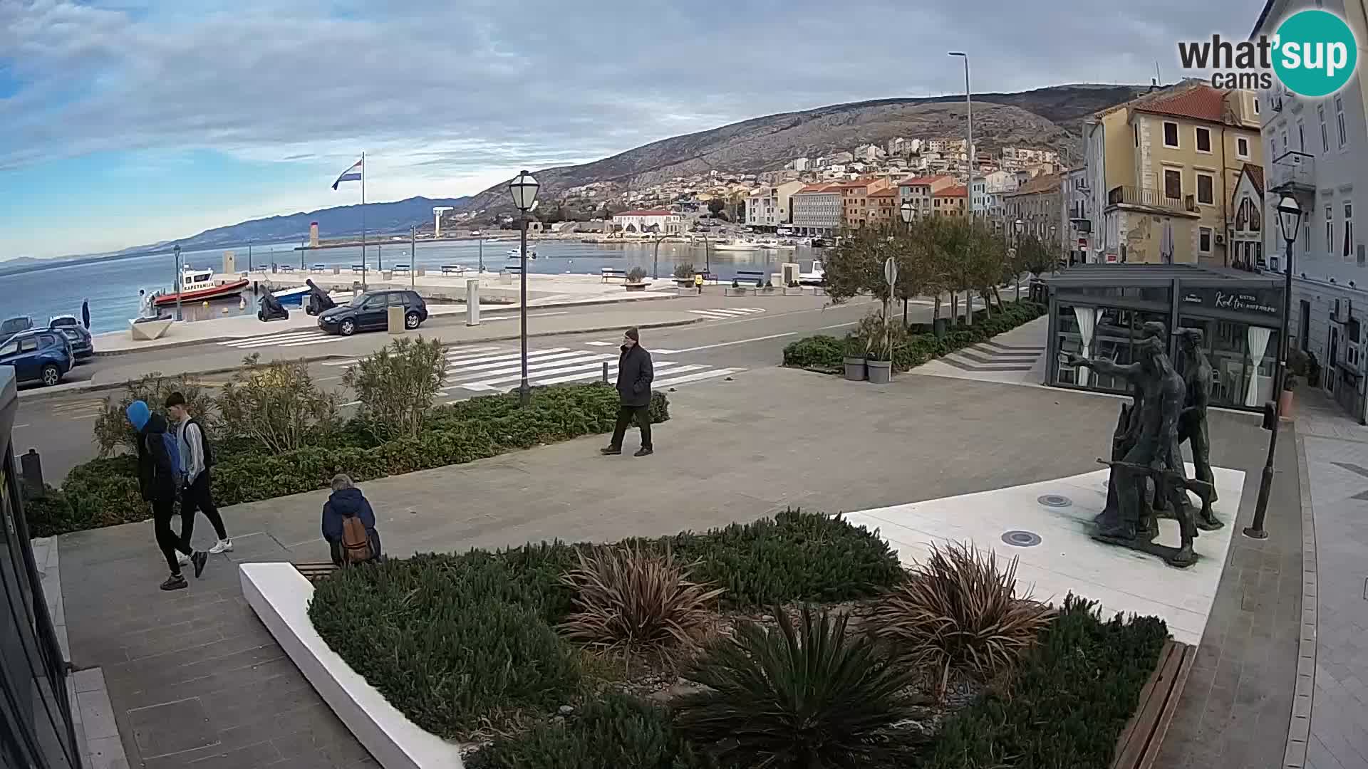 Live webcam Senj riva – seafront – Croatia