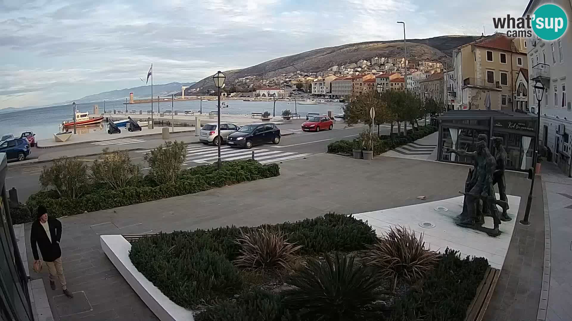 Live webcam Senj riva – fronte mare