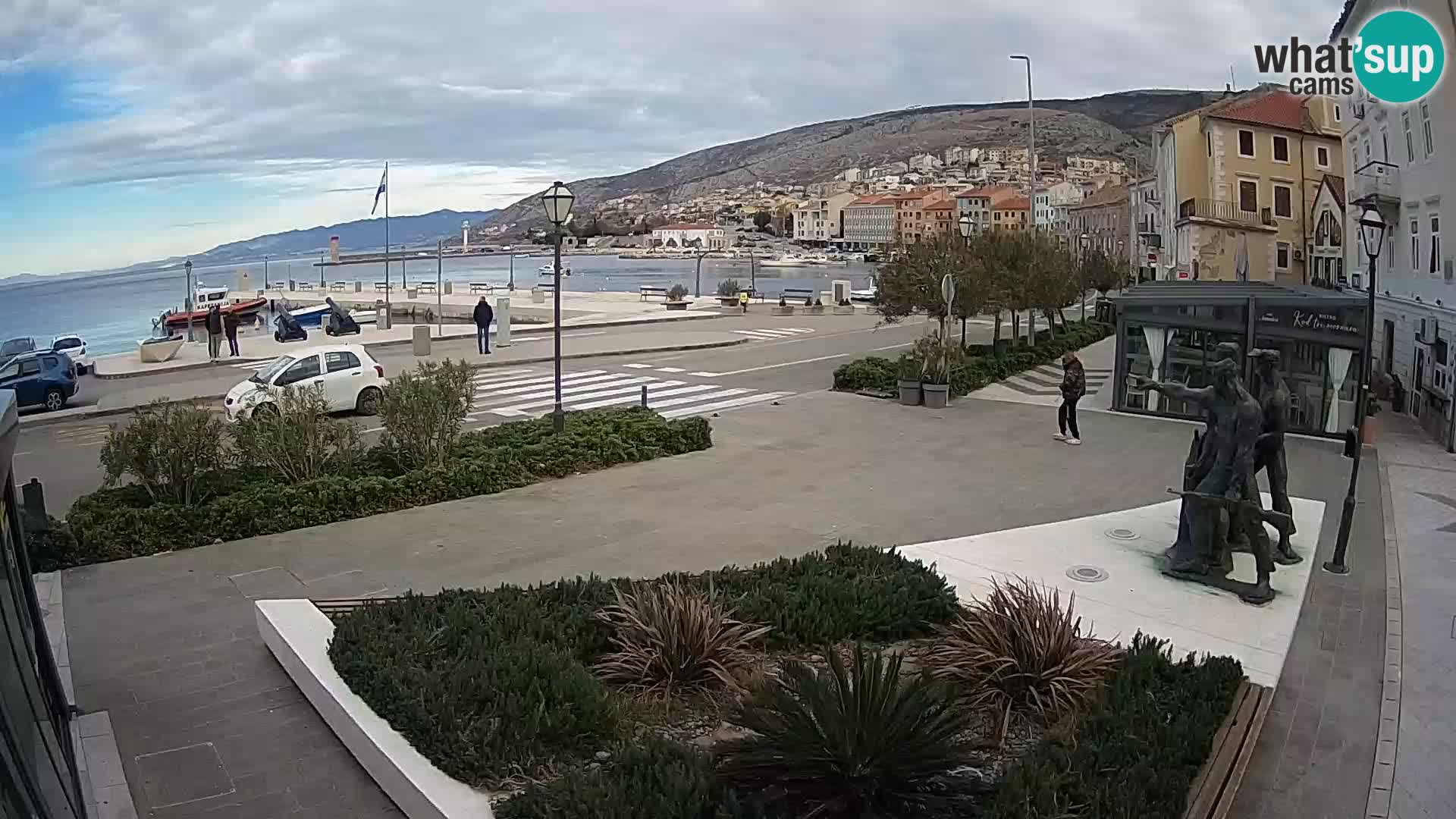 Live webcam Senj riva – fronte mare