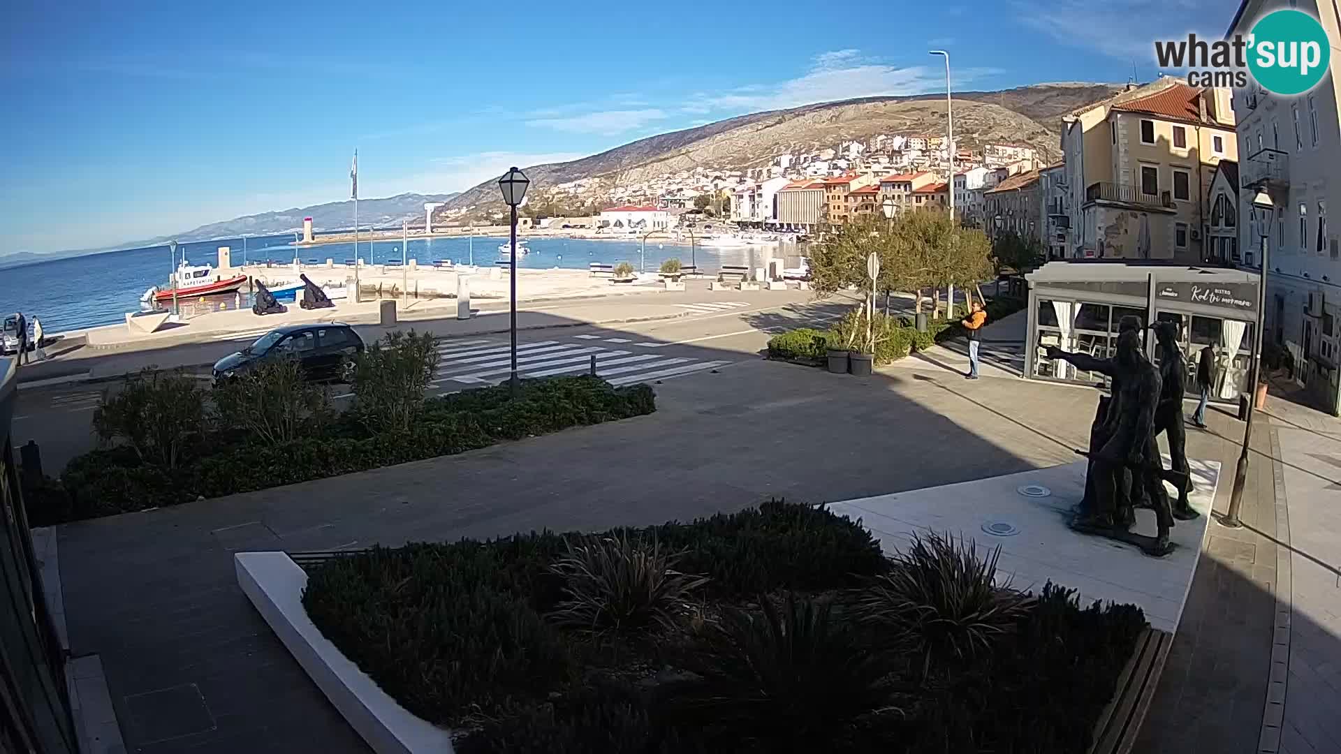Live webcam Senj riva – seafront – Croatia