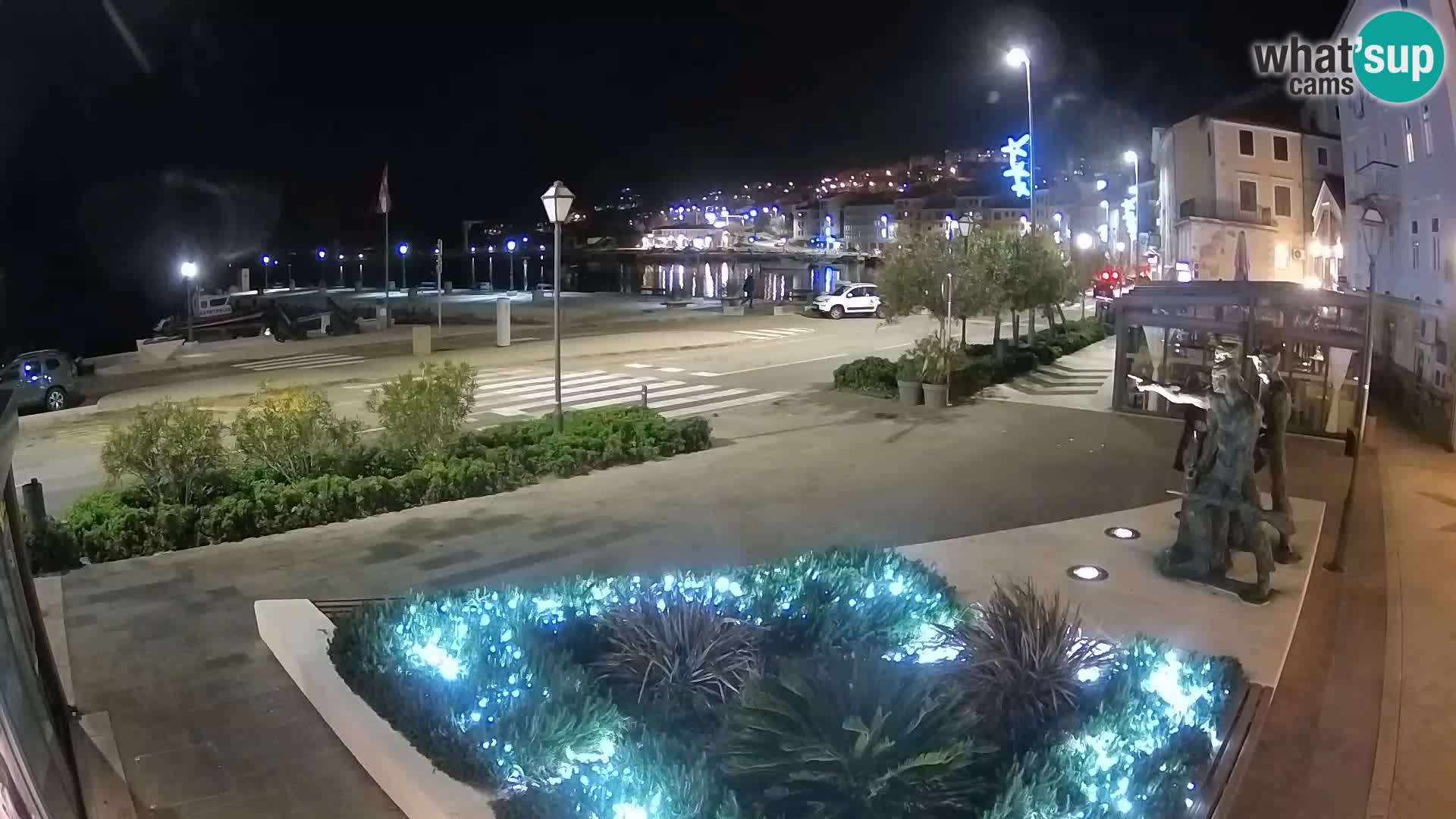 Live-Webcam Senj Riva – direkt am Meer – Kroatien