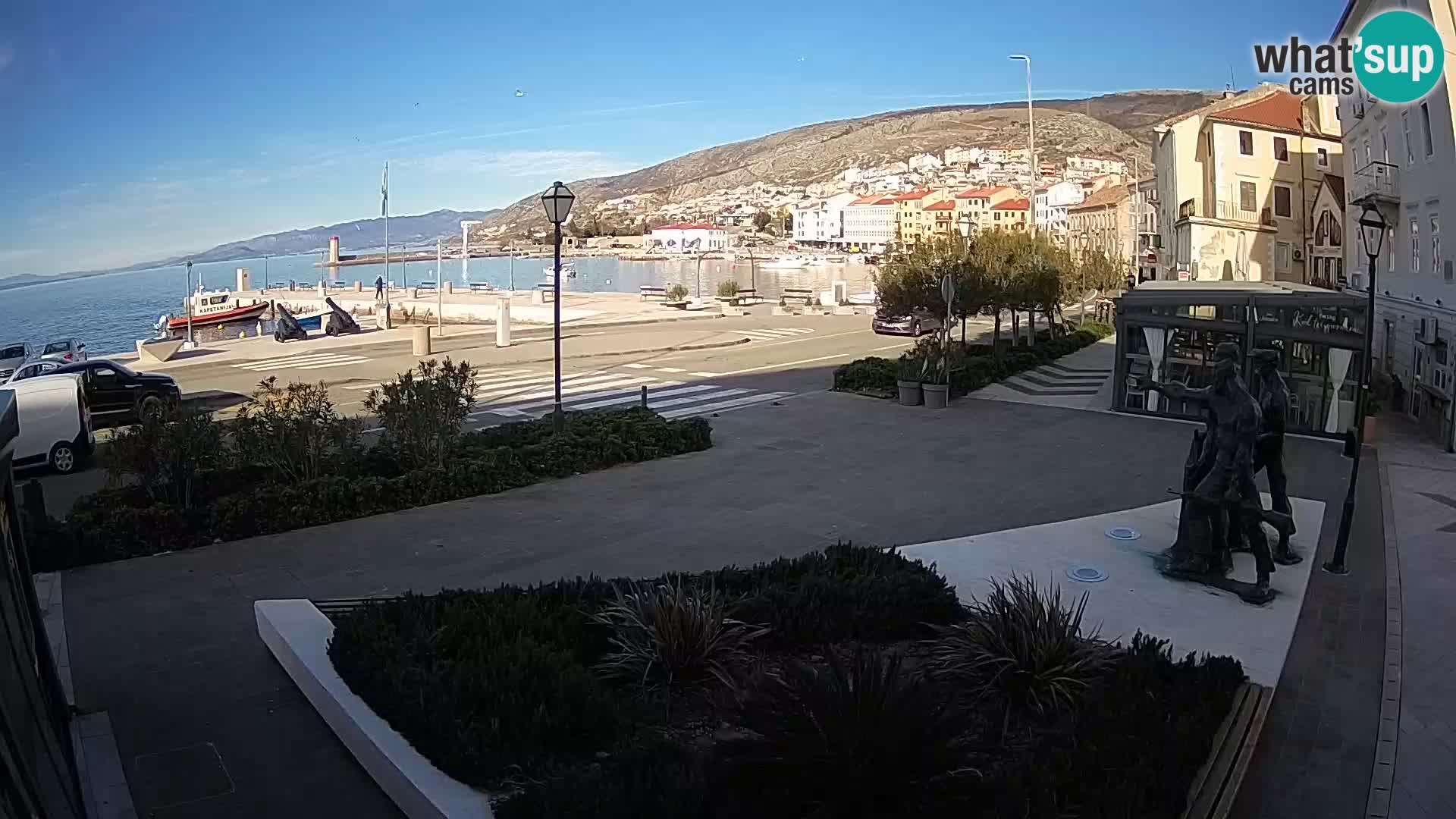 Webcam en vivo Senj riva – paseo marítimo