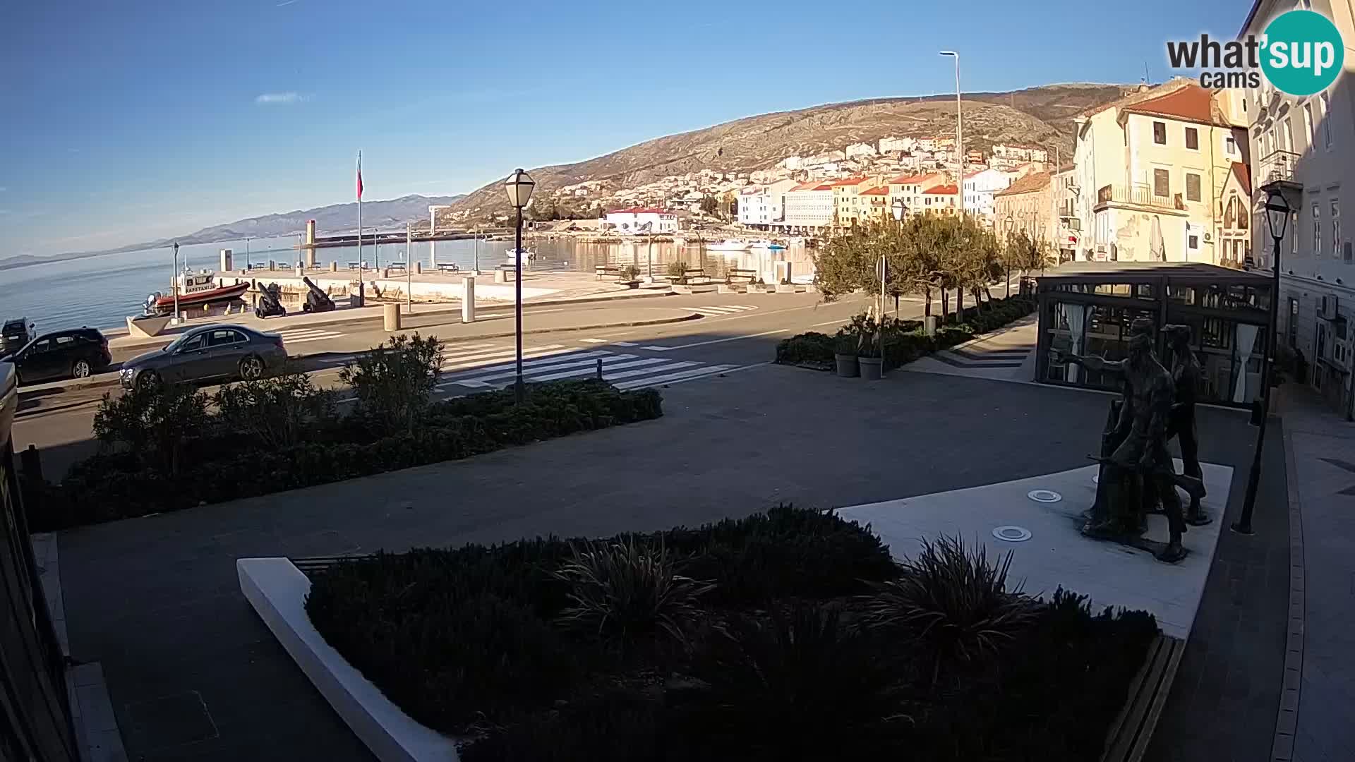 Spletna kamera v živo Senj riva – Hrvaška