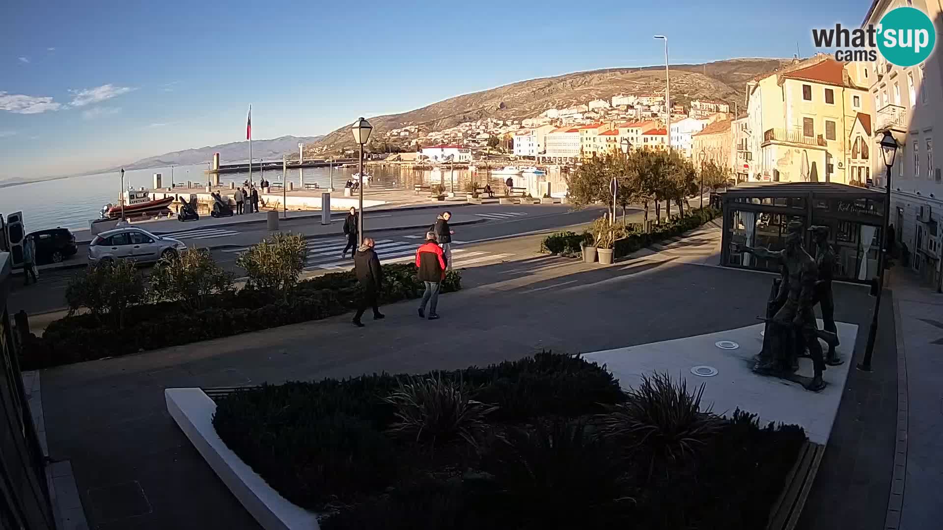 Live webcam Senj riva – seafront – Croatia
