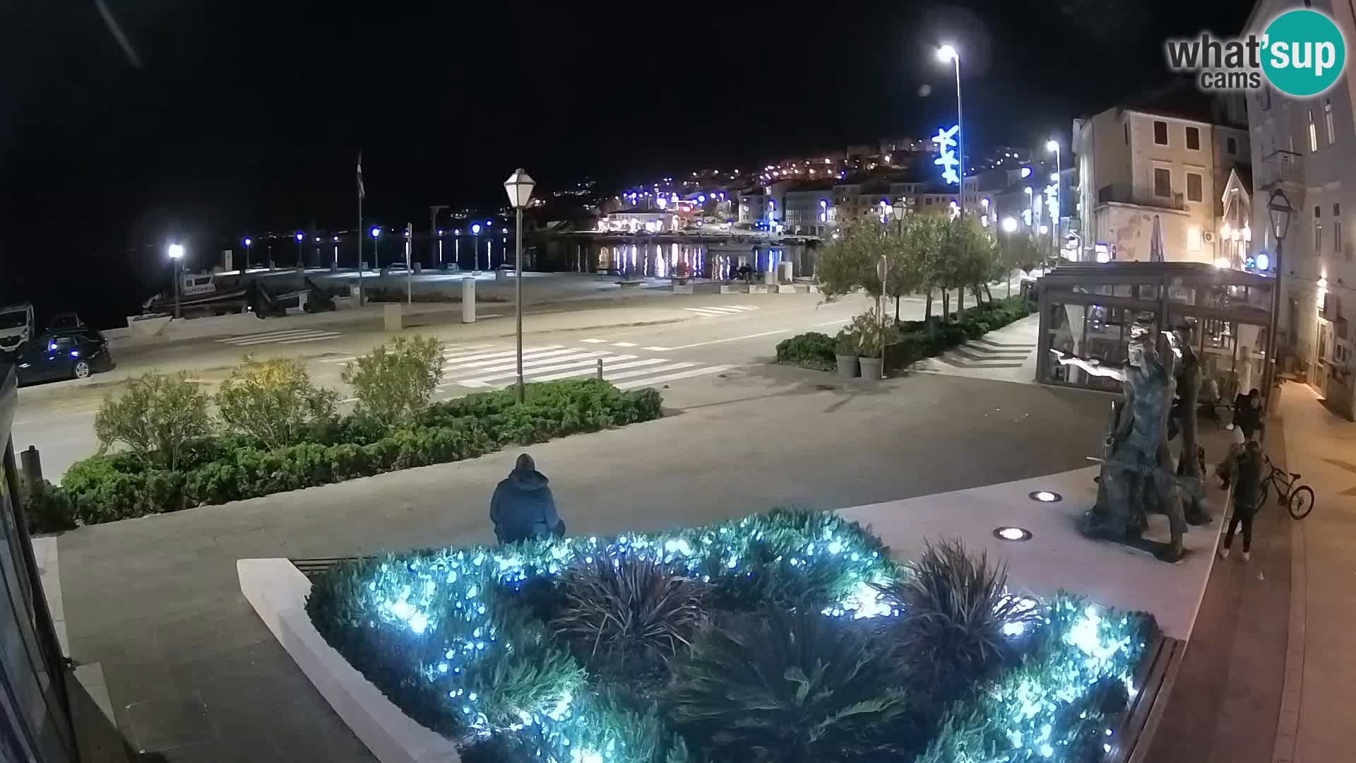 Spletna kamera v živo Senj riva – Hrvaška