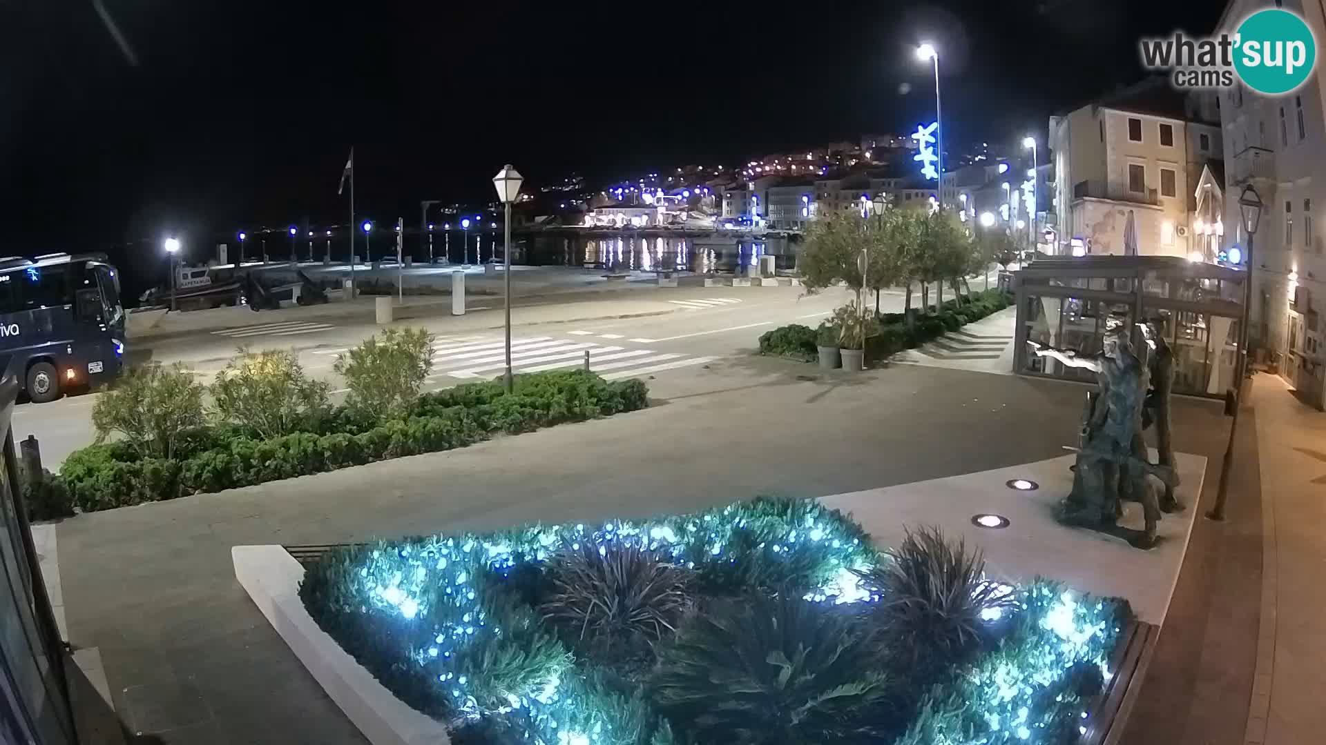 Spletna kamera v živo Senj riva – Hrvaška