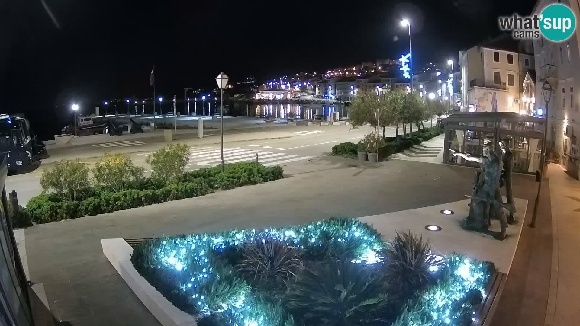 Live webcam Senj riva – fronte mare