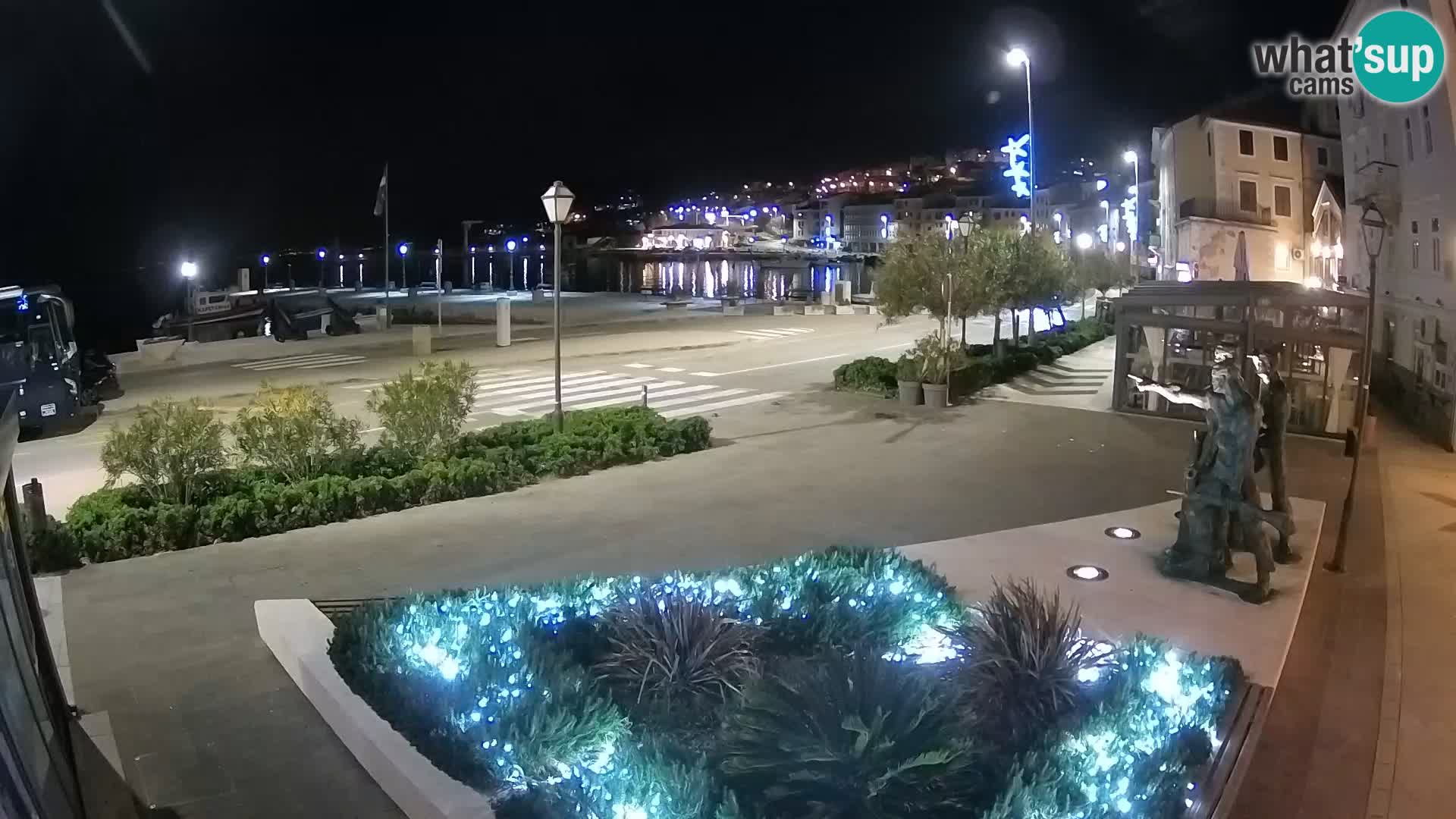 Spletna kamera v živo Senj riva – Hrvaška