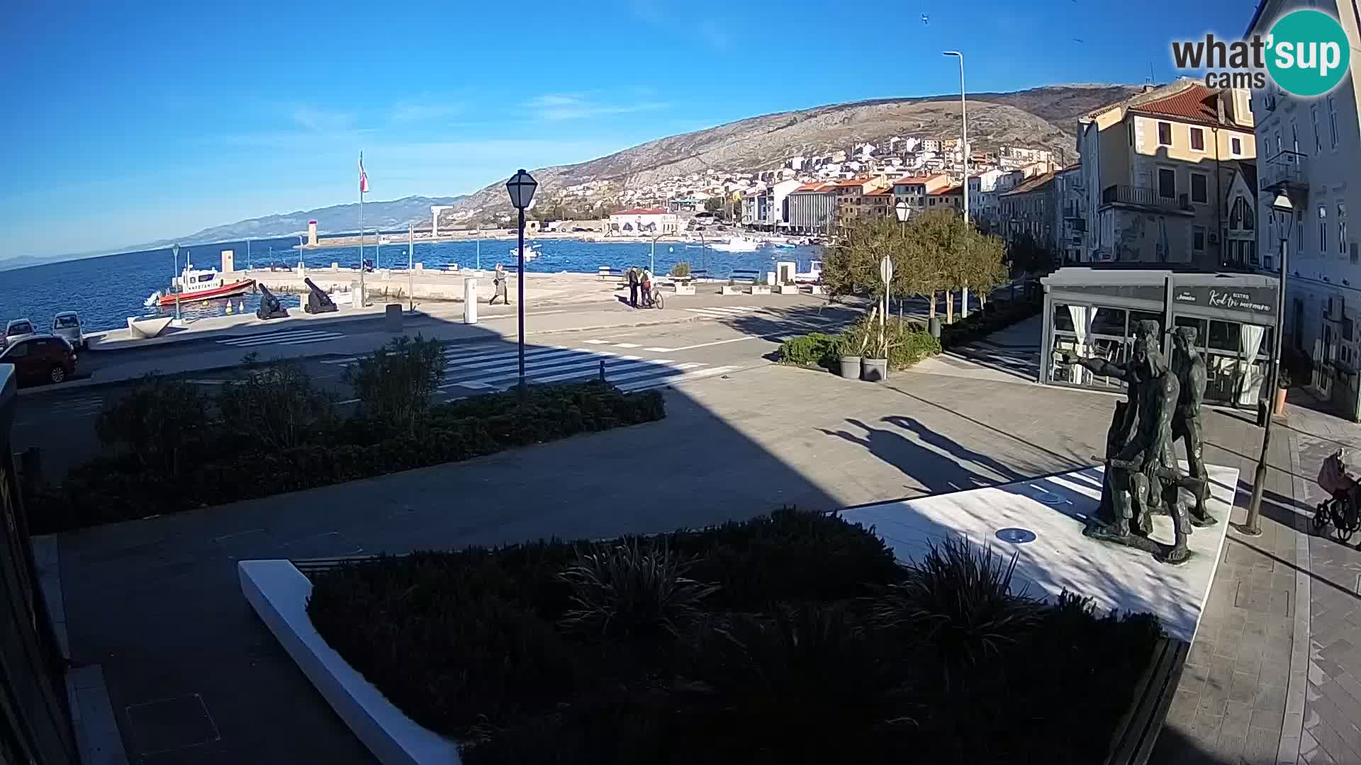Live webcam Senj riva – seafront – Croatia