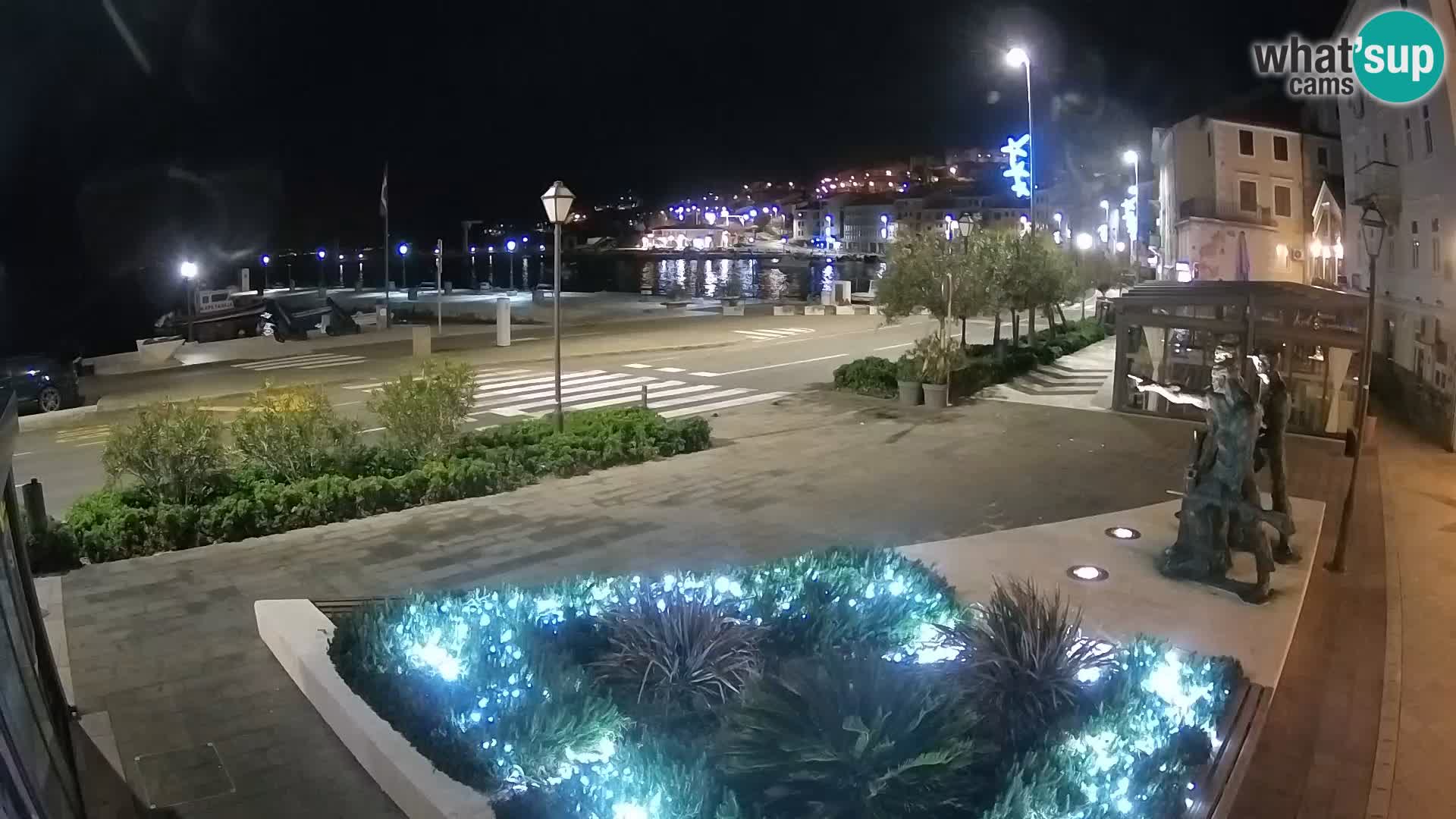 Live webcam Senj riva – fronte mare