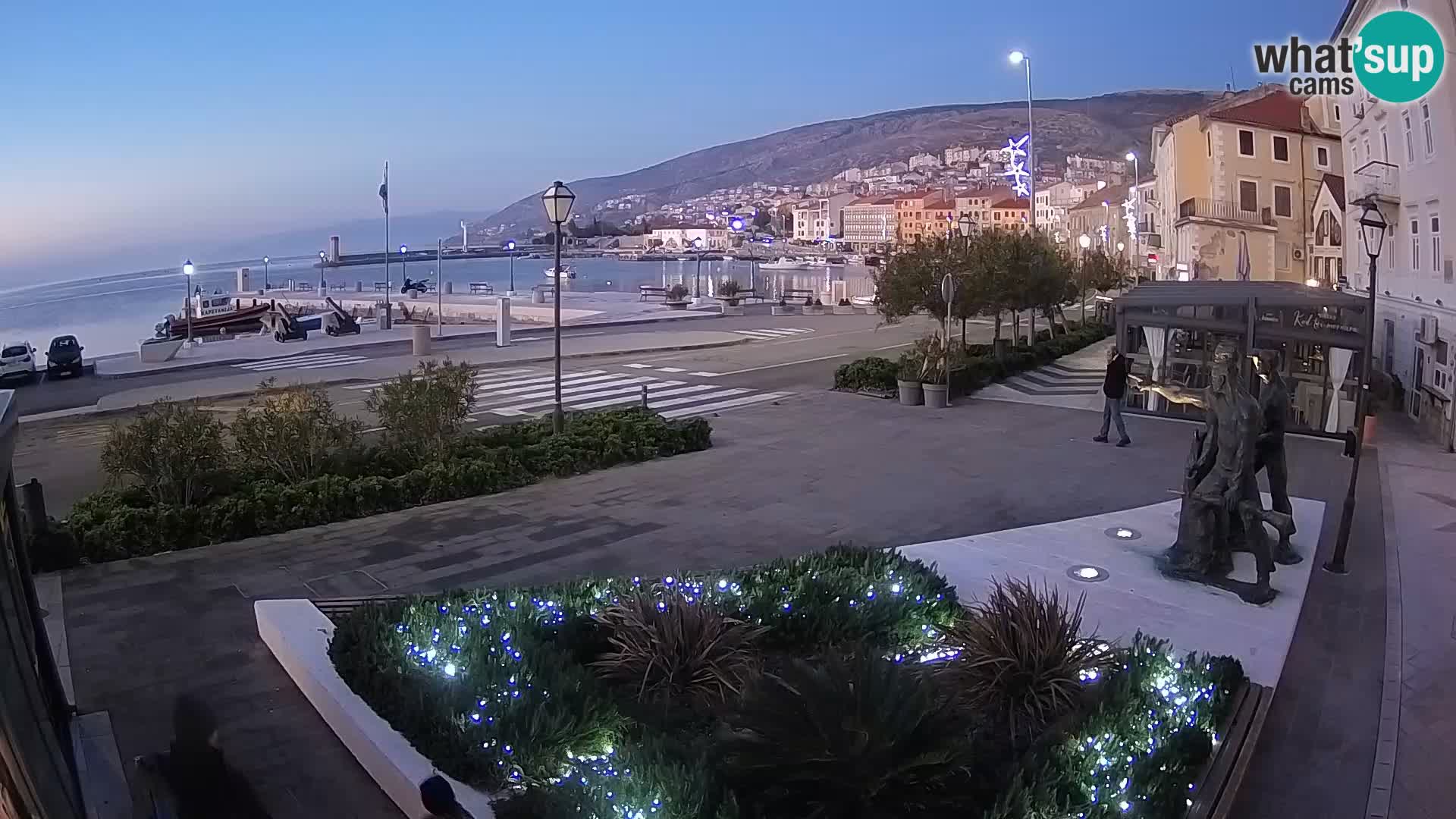 Live webcam Senj riva – fronte mare