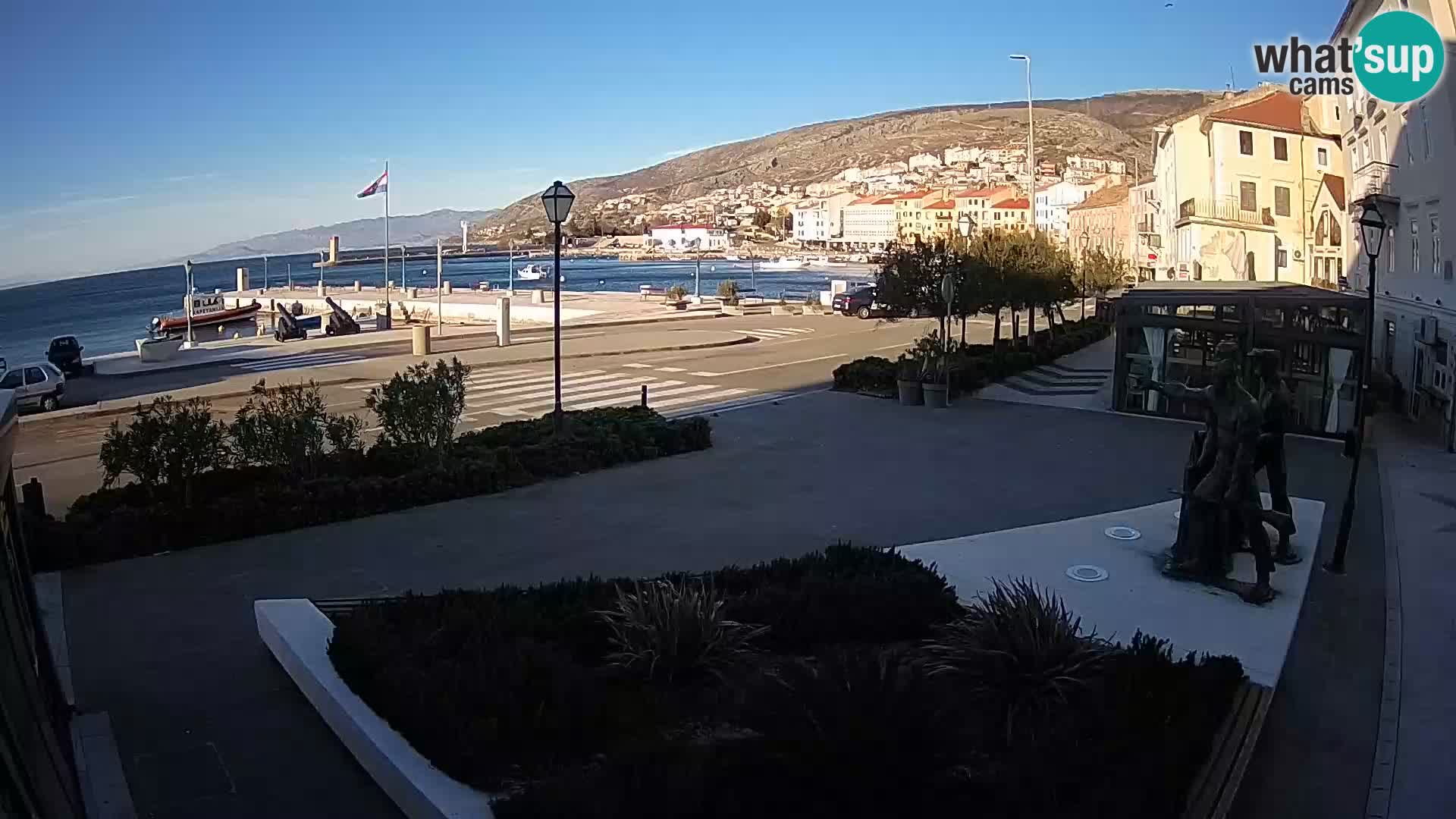 Webcam en vivo Senj riva – paseo marítimo