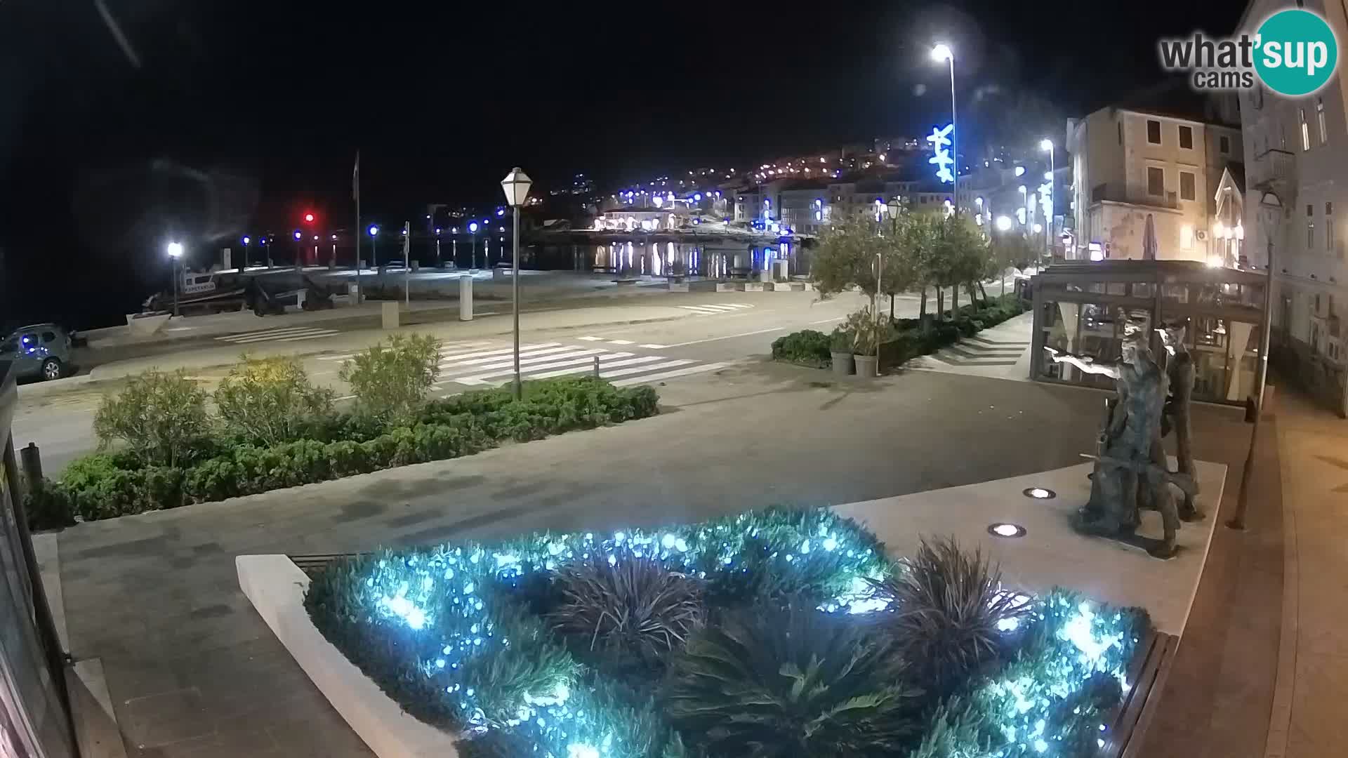 Spletna kamera v živo Senj riva – Hrvaška