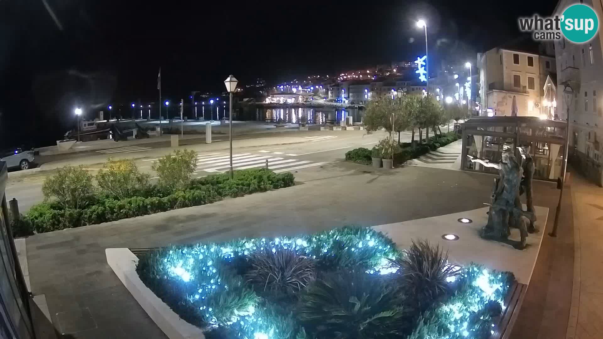 Live-Webcam Senj Riva – direkt am Meer – Kroatien