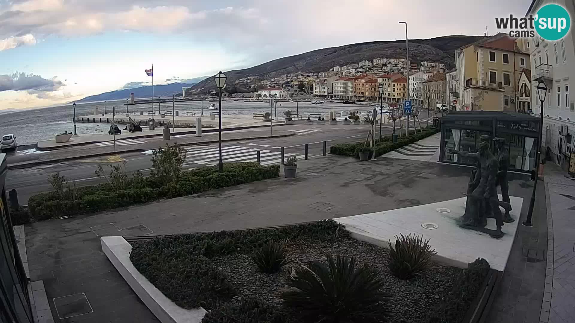 Live-Webcam Senj Riva – direkt am Meer – Kroatien
