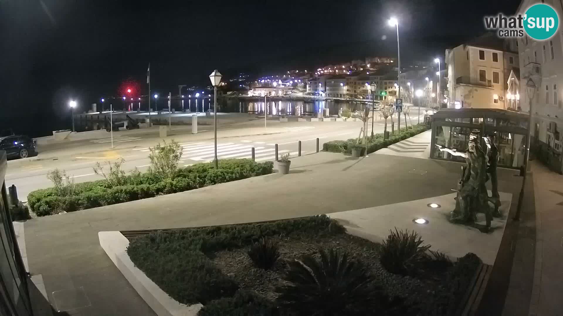 Live webcam Senj riva – seafront – Croatia