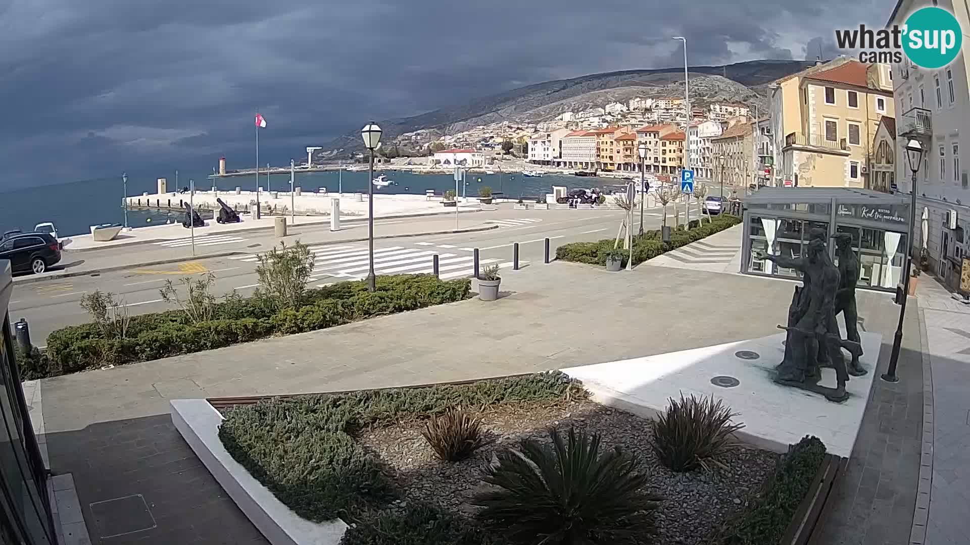 Spletna kamera v živo Senj riva – Hrvaška