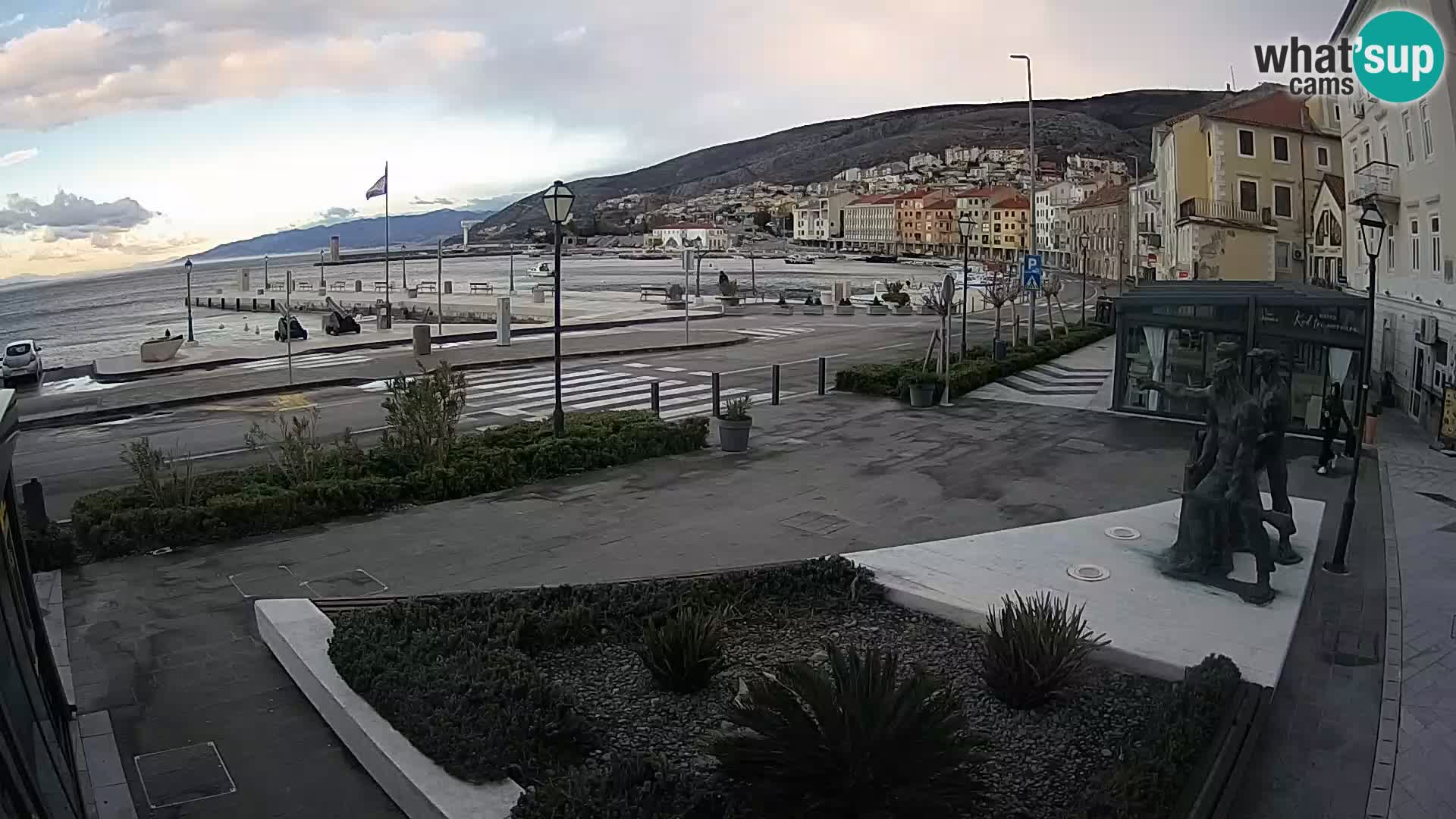 Spletna kamera v živo Senj riva – Hrvaška