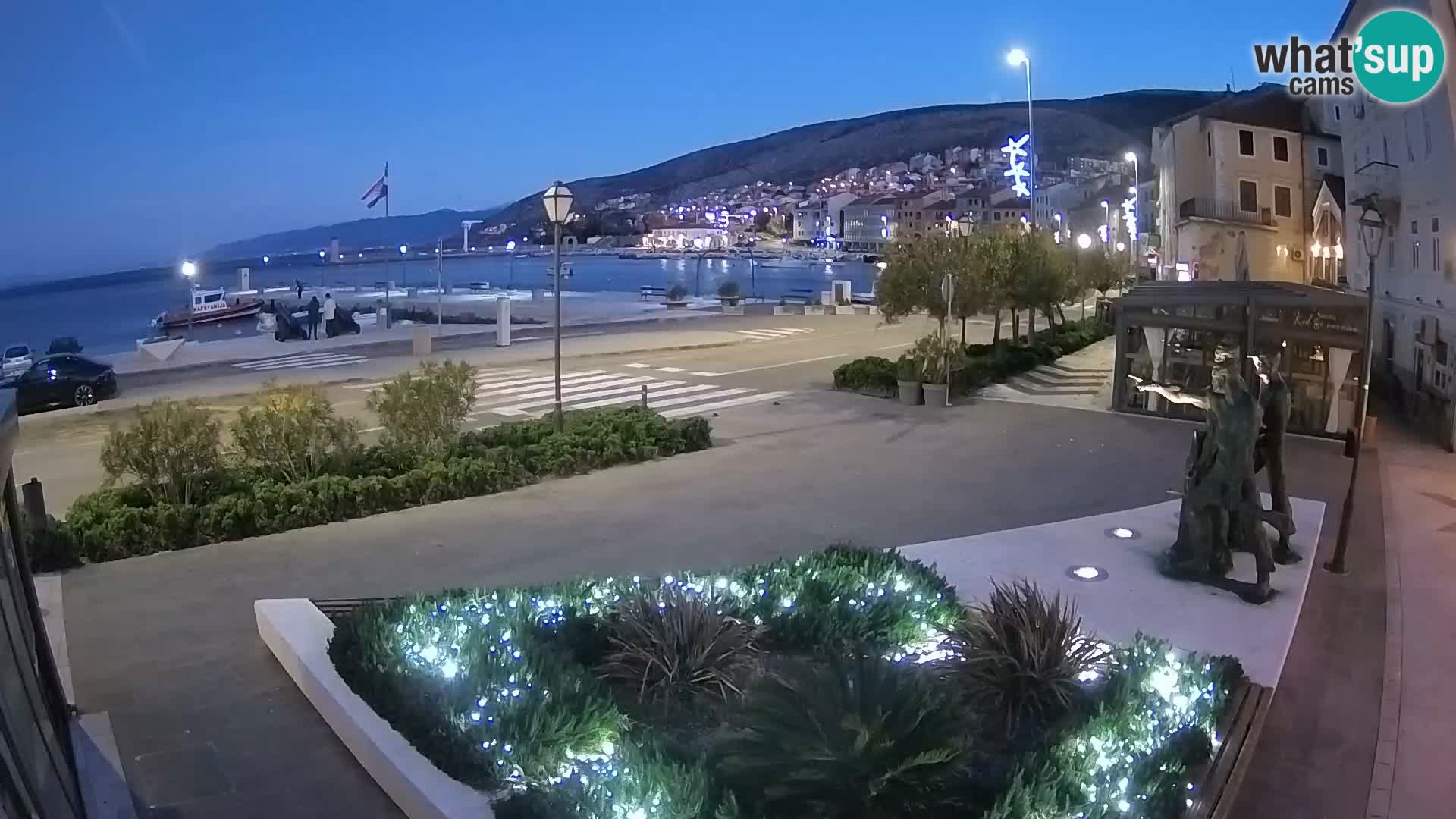 Live-Webcam Senj Riva – direkt am Meer – Kroatien