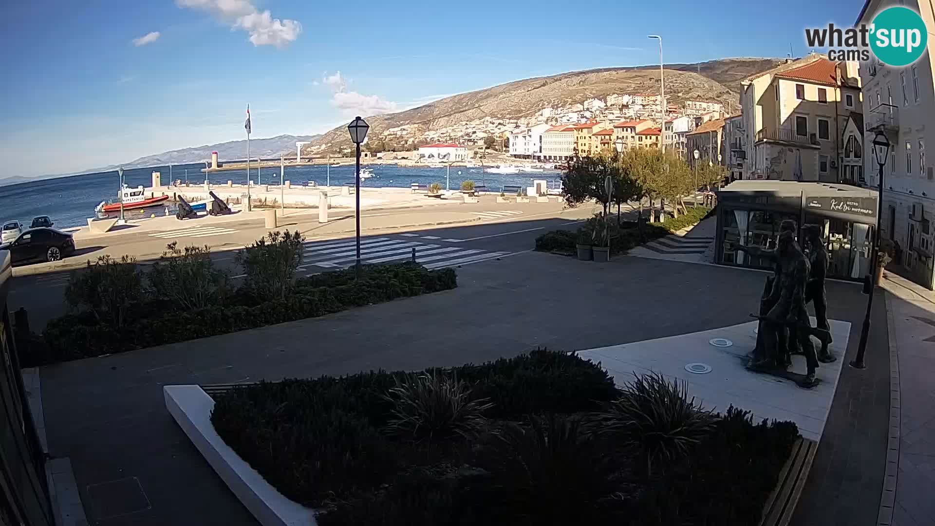 Spletna kamera v živo Senj riva – Hrvaška