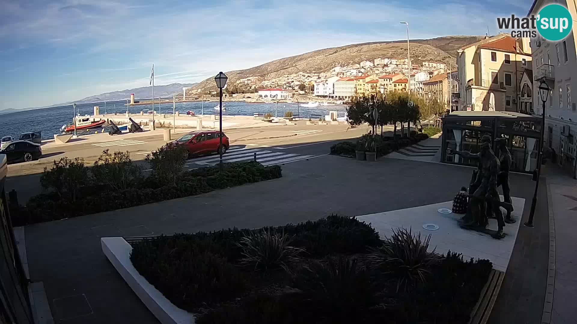 Spletna kamera v živo Senj riva – Hrvaška