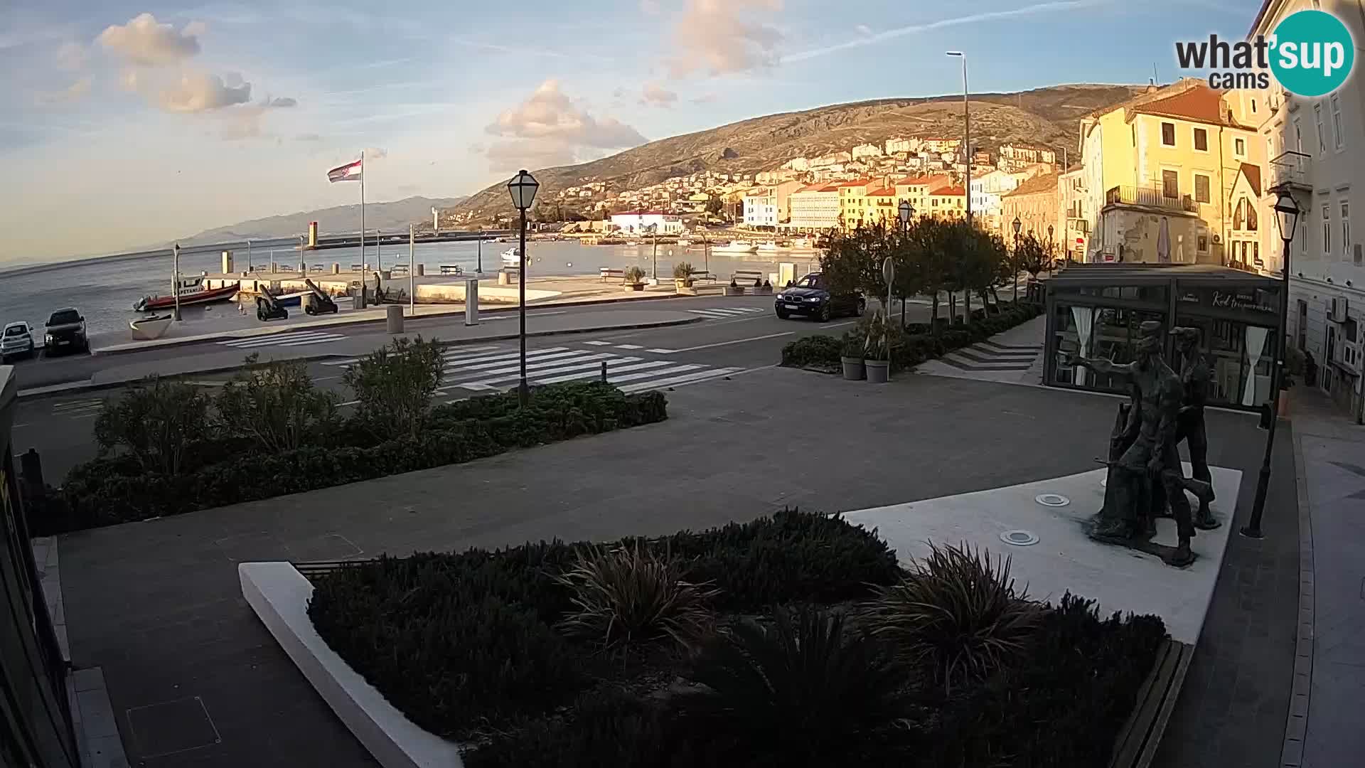 Live webcam Senj riva – fronte mare