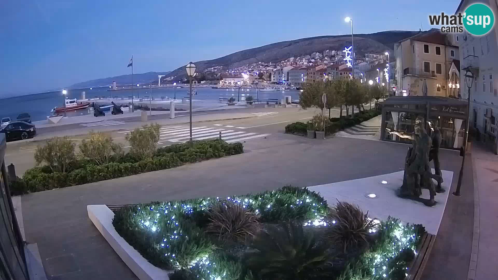 Spletna kamera v živo Senj riva – Hrvaška