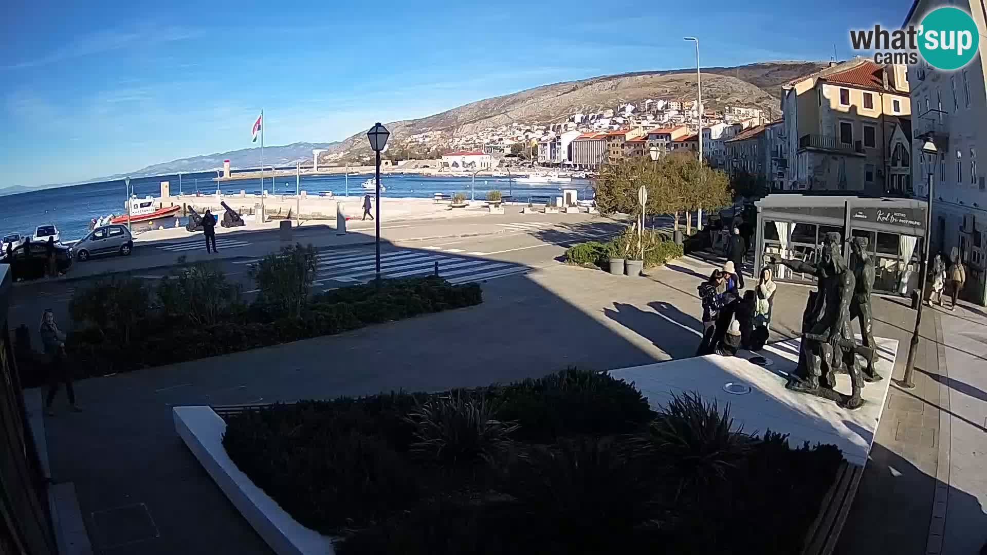 Live webcam Senj riva – seafront – Croatia