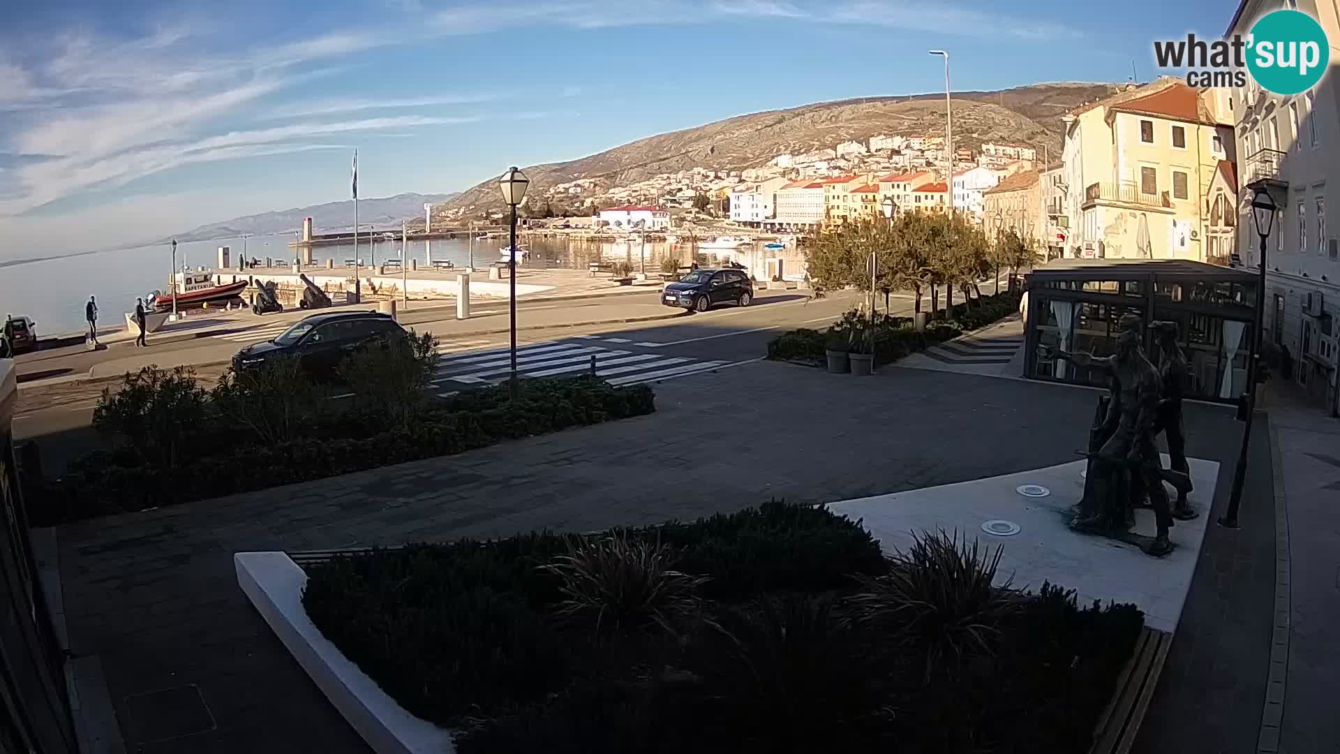 Live webcam Senj riva – seafront – Croatia