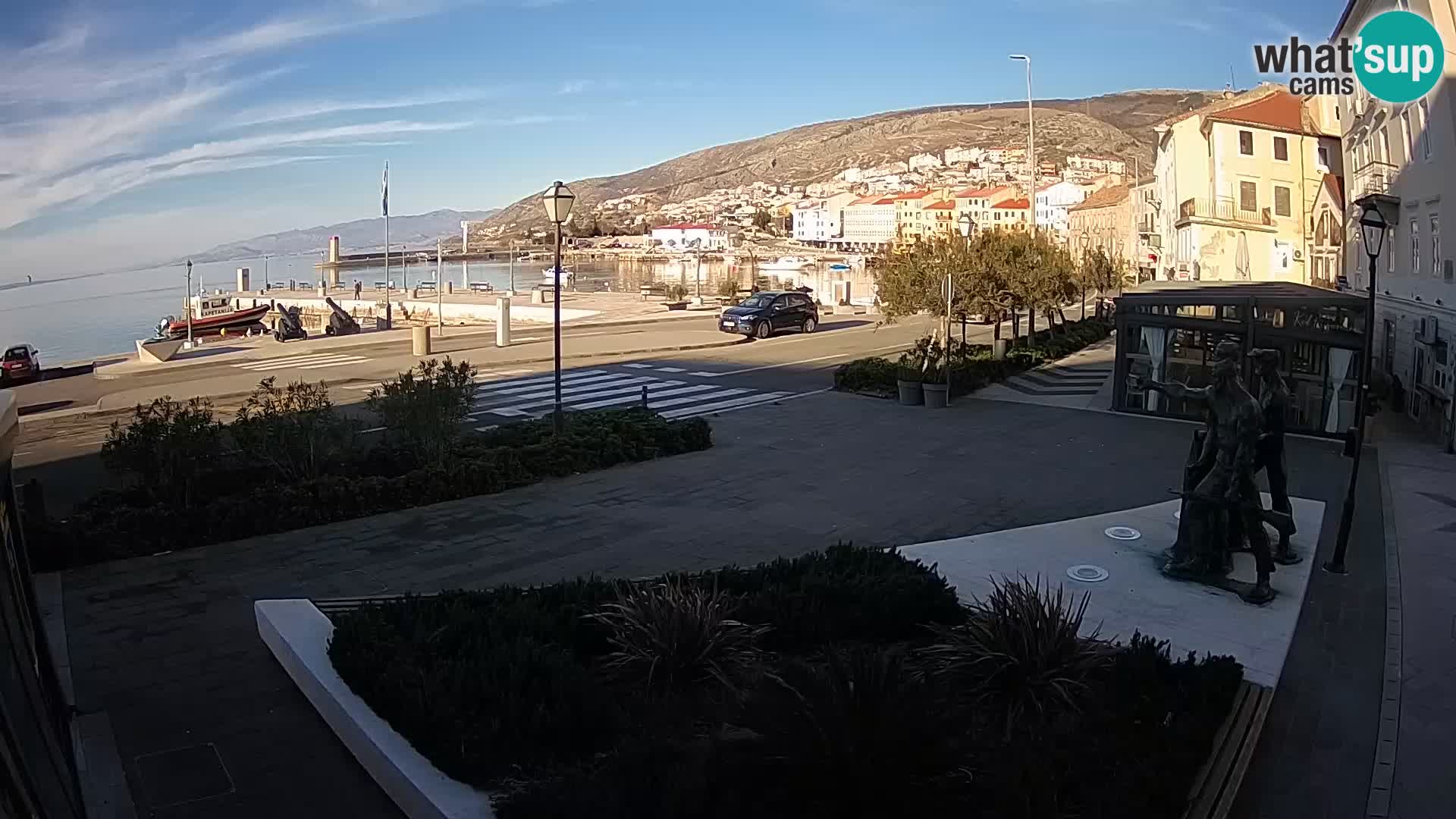 Spletna kamera v živo Senj riva – Hrvaška