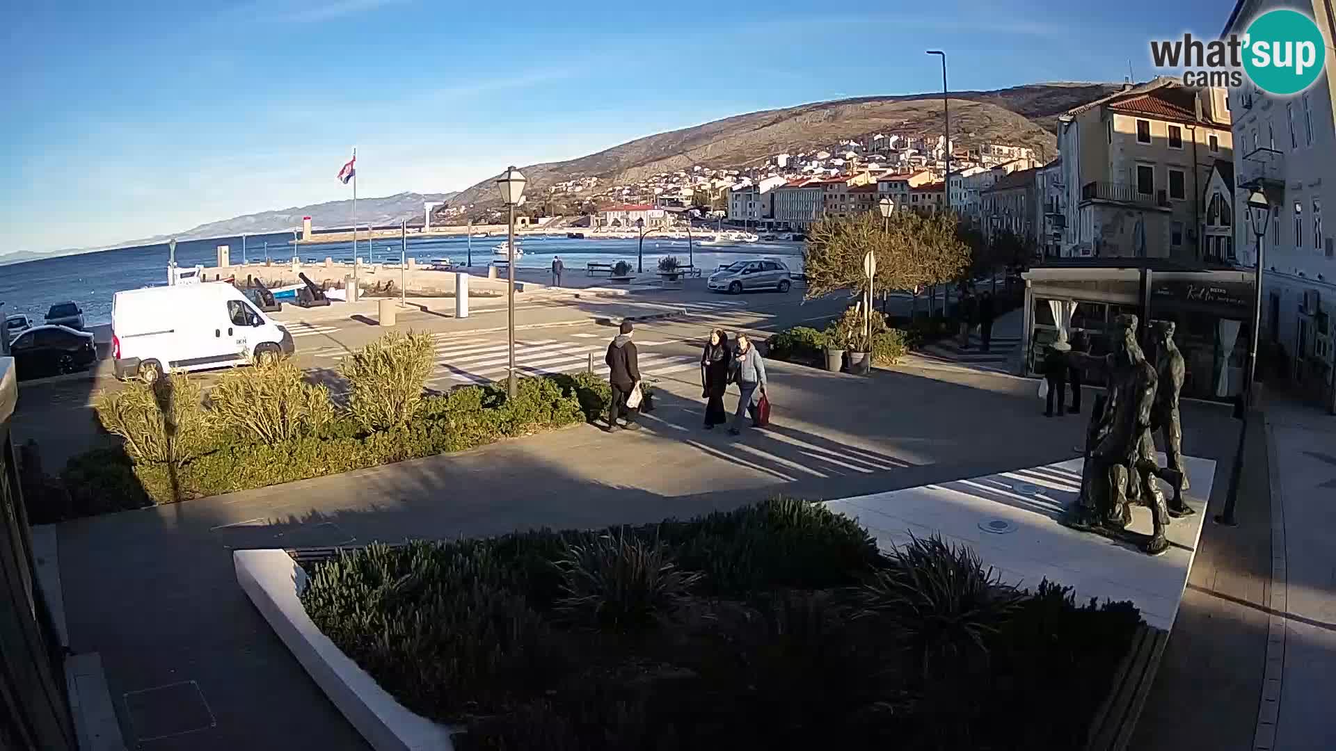Live webcam Senj riva – fronte mare