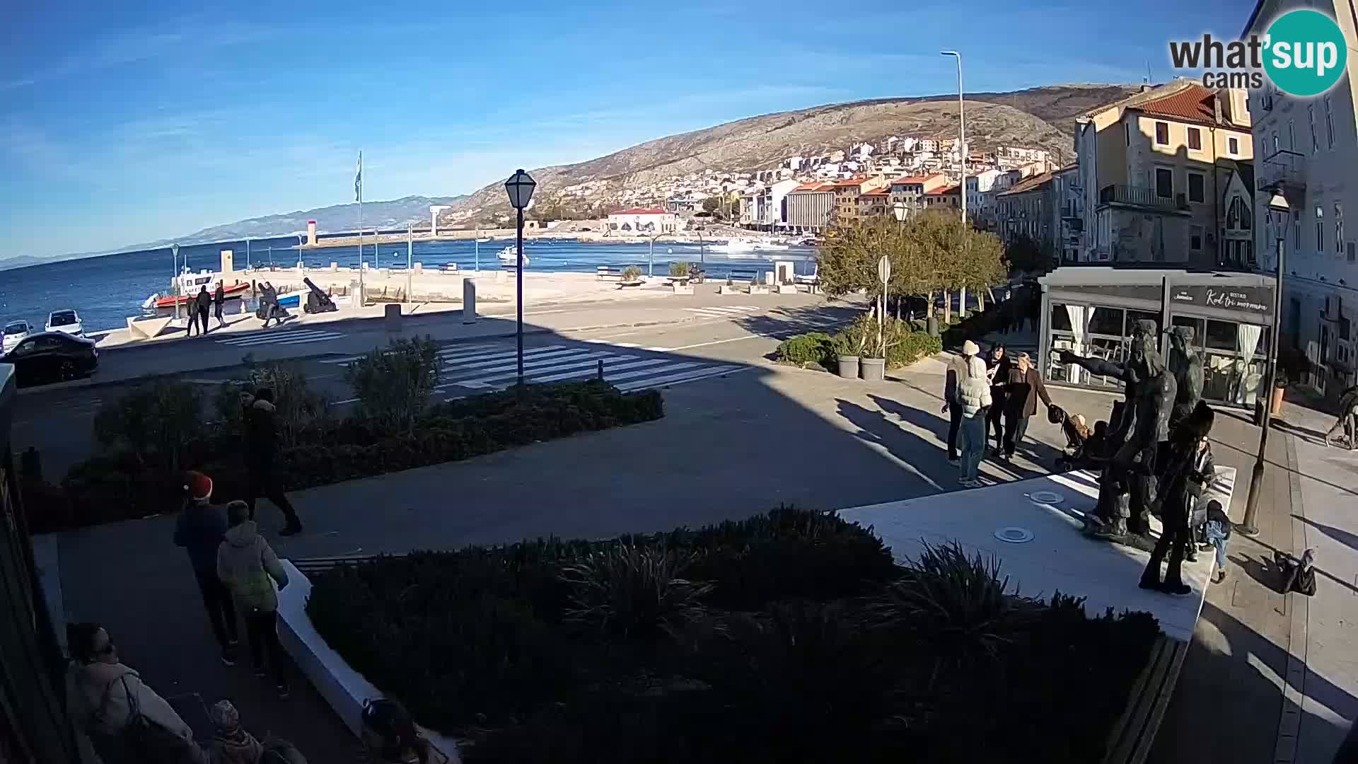 Live webcam Senj riva – seafront – Croatia