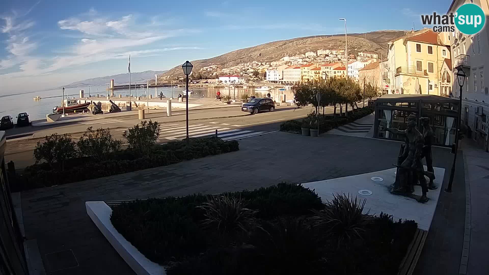 Live webcam Senj riva – fronte mare