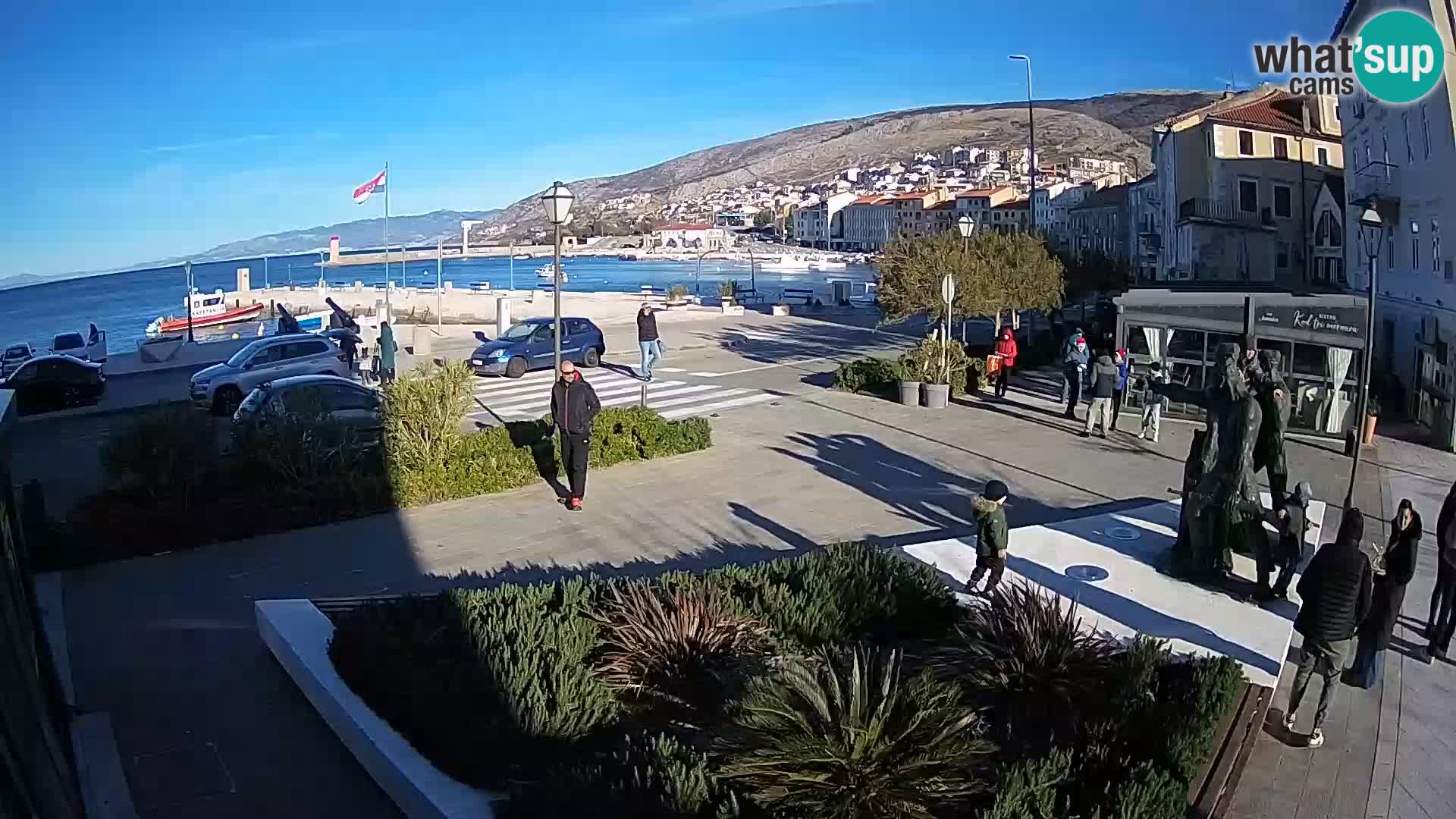 Live webcam Senj riva – seafront – Croatia