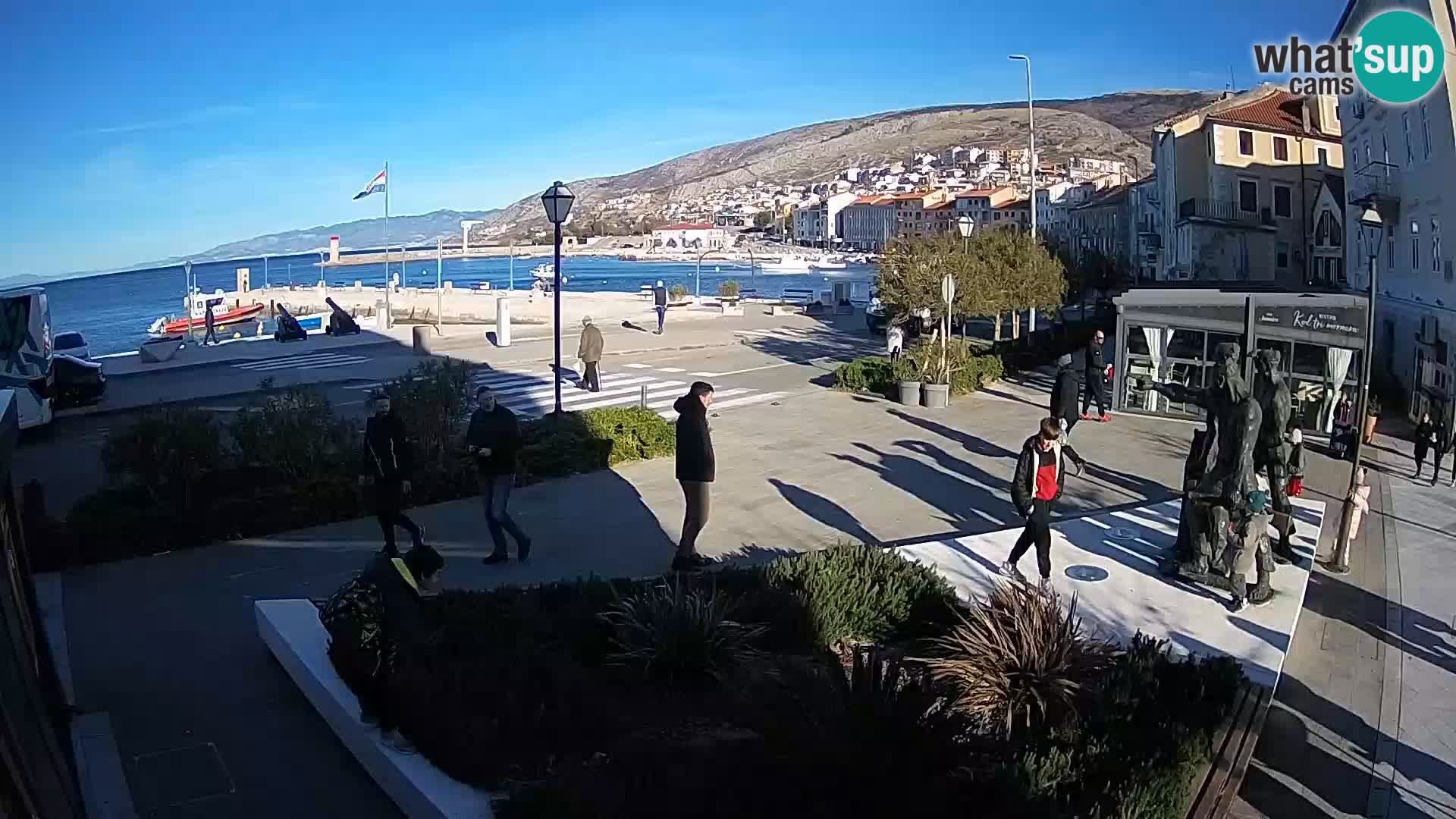 Webcam en vivo Senj riva – paseo marítimo