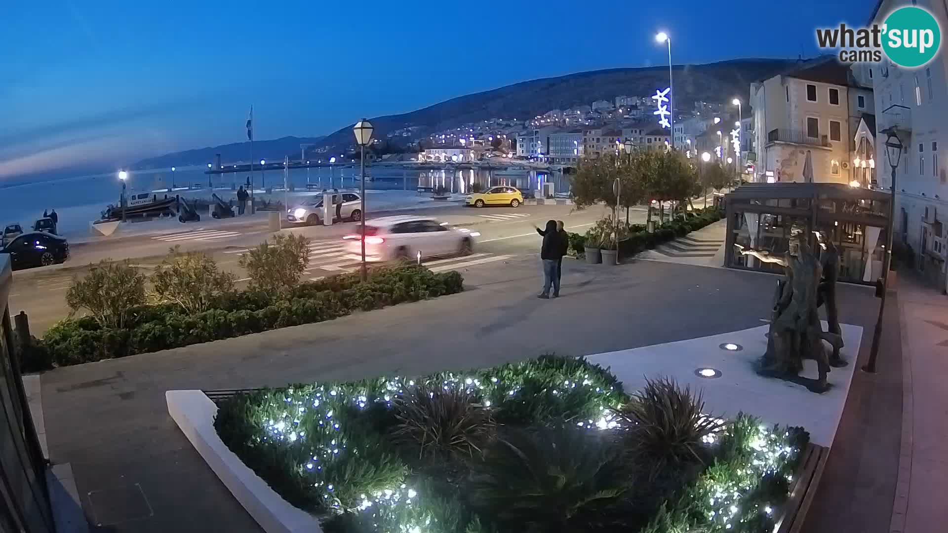 Live webcam Senj riva – fronte mare
