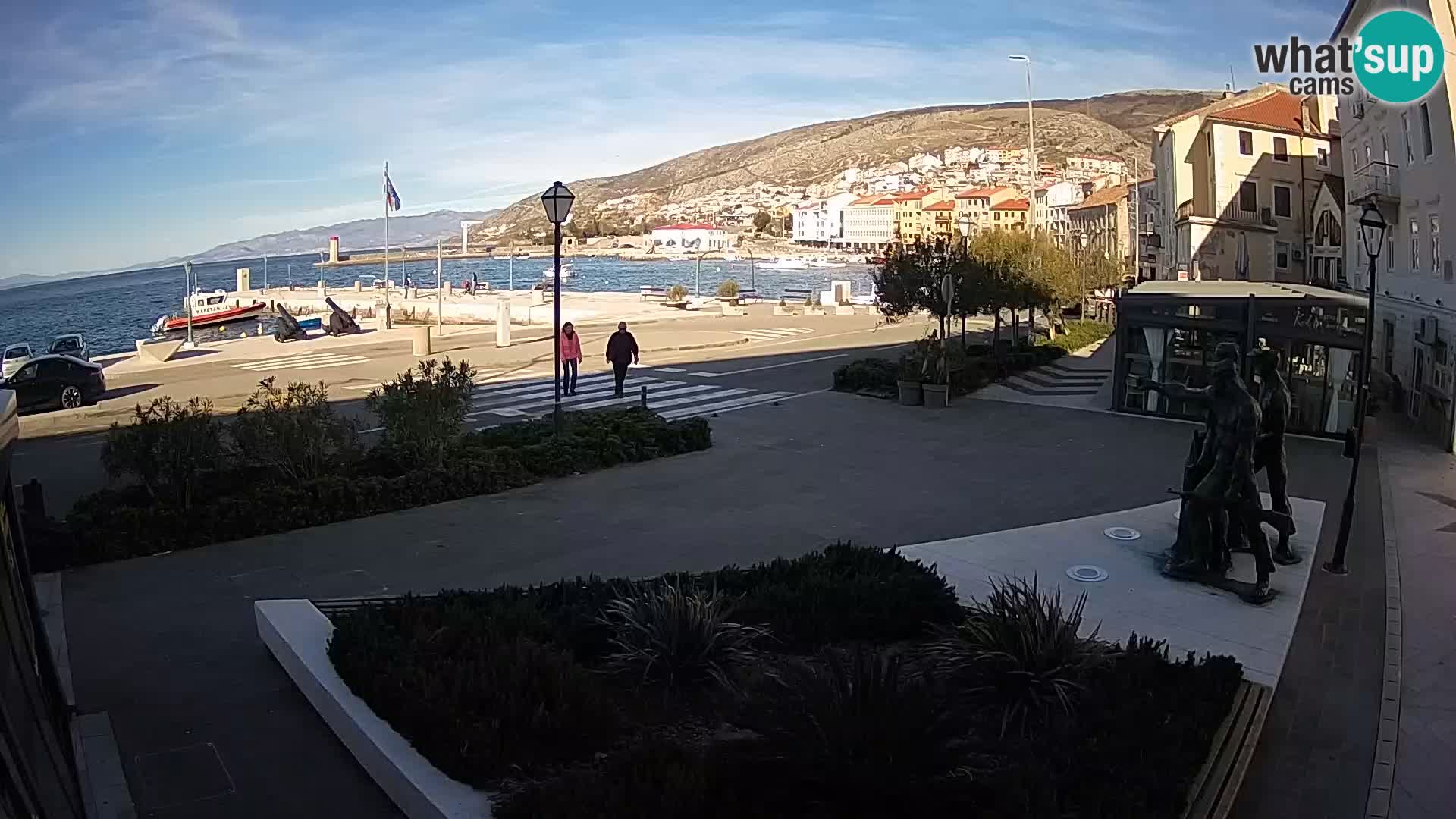 Live webcam Senj riva – seafront – Croatia