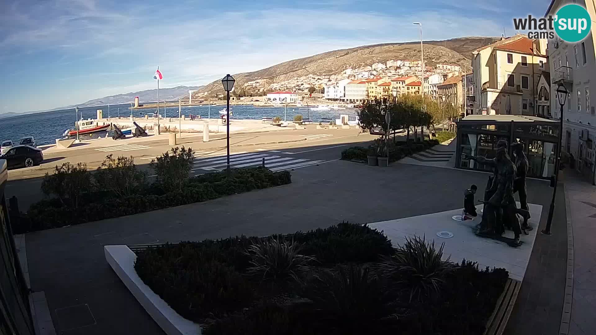 Spletna kamera v živo Senj riva – Hrvaška