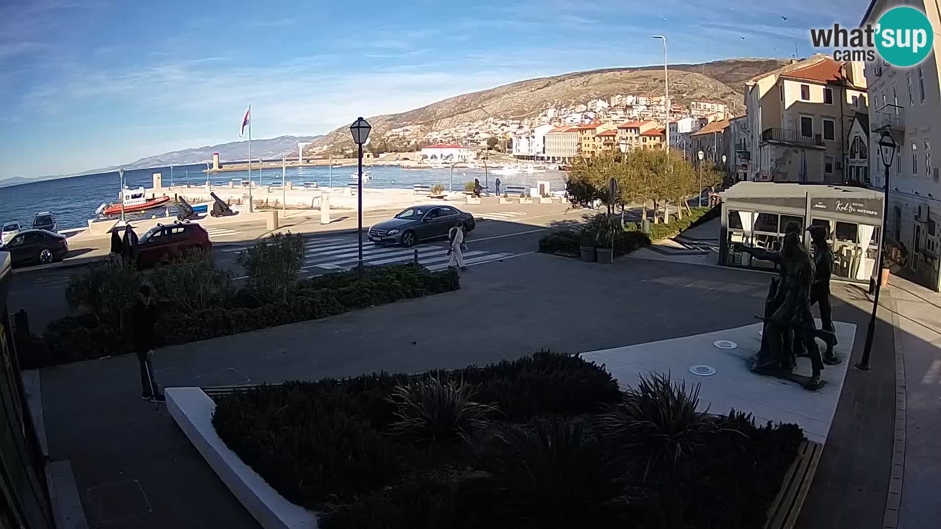 Live webcam Senj riva – seafront – Croatia