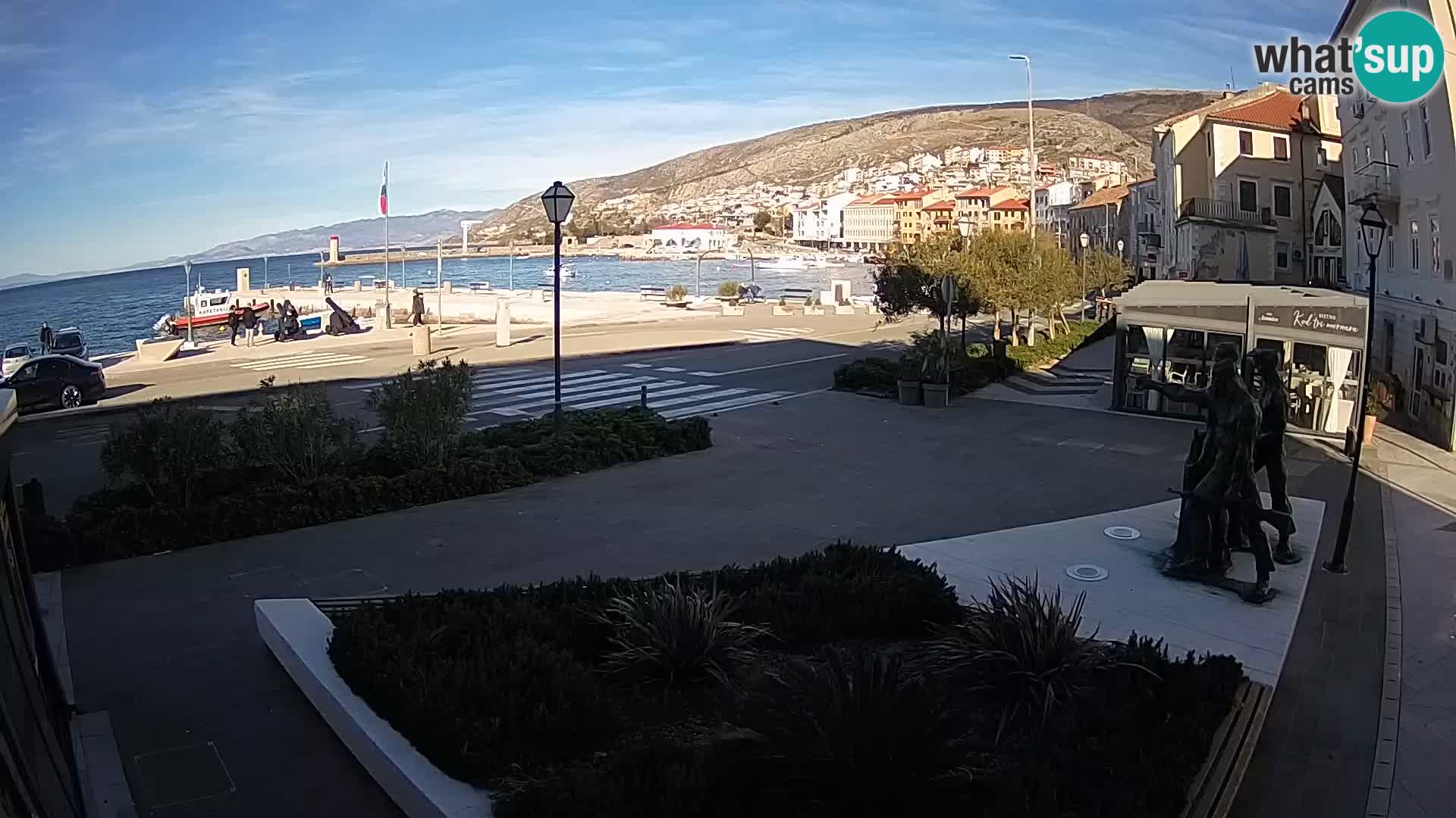 Live-Webcam Senj Riva – direkt am Meer – Kroatien