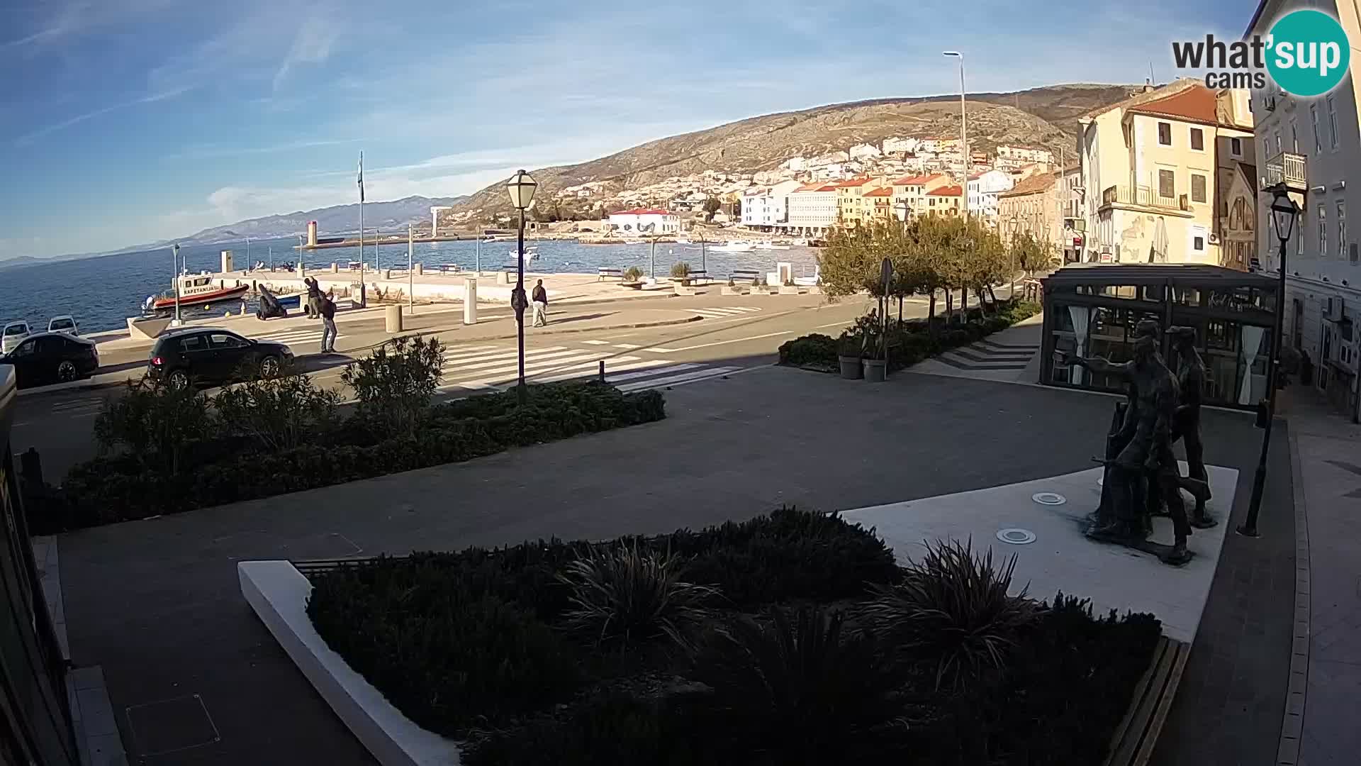 Live webcam Senj riva – seafront – Croatia
