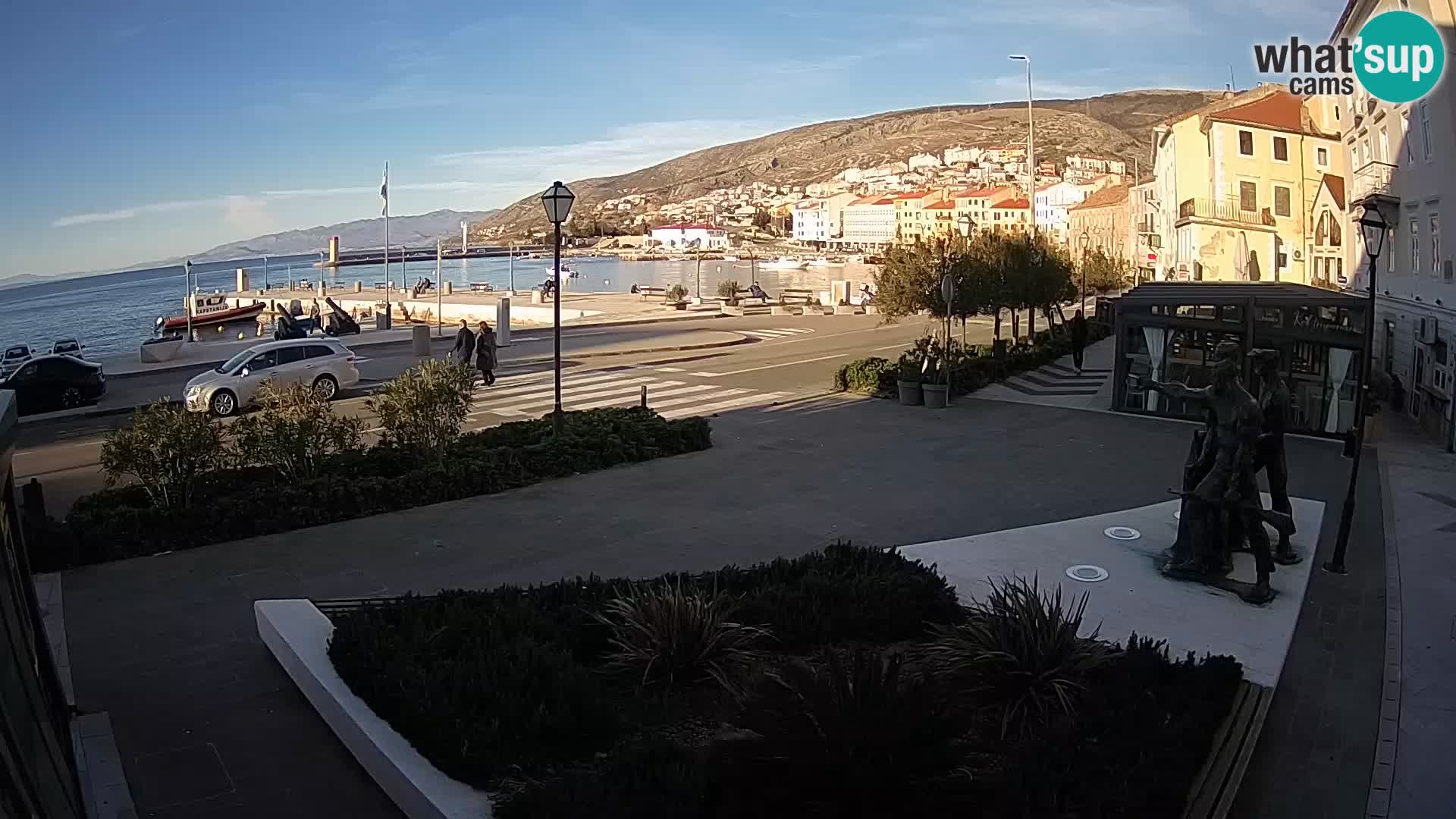 Live webcam Senj riva – seafront – Croatia
