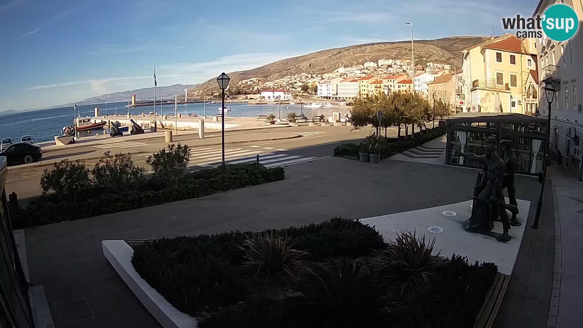 Live webcam Senj riva – seafront – Croatia