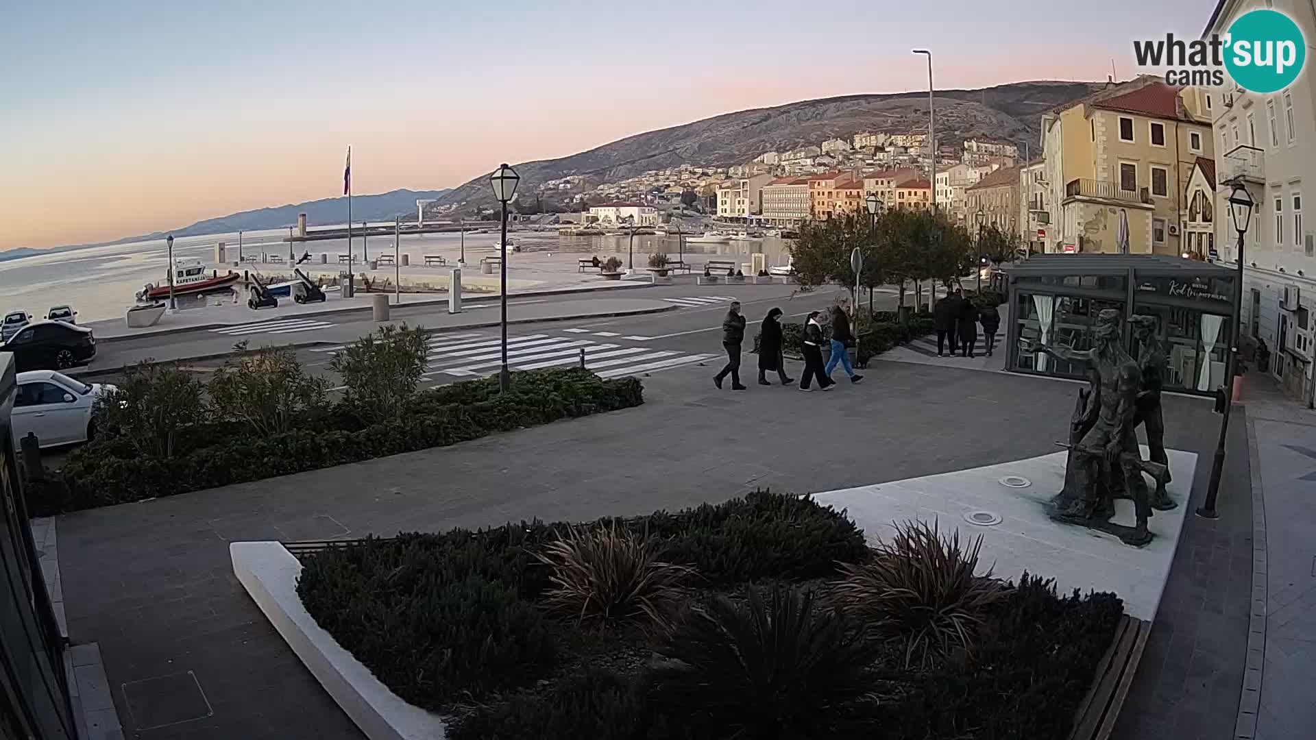 Spletna kamera v živo Senj riva – Hrvaška