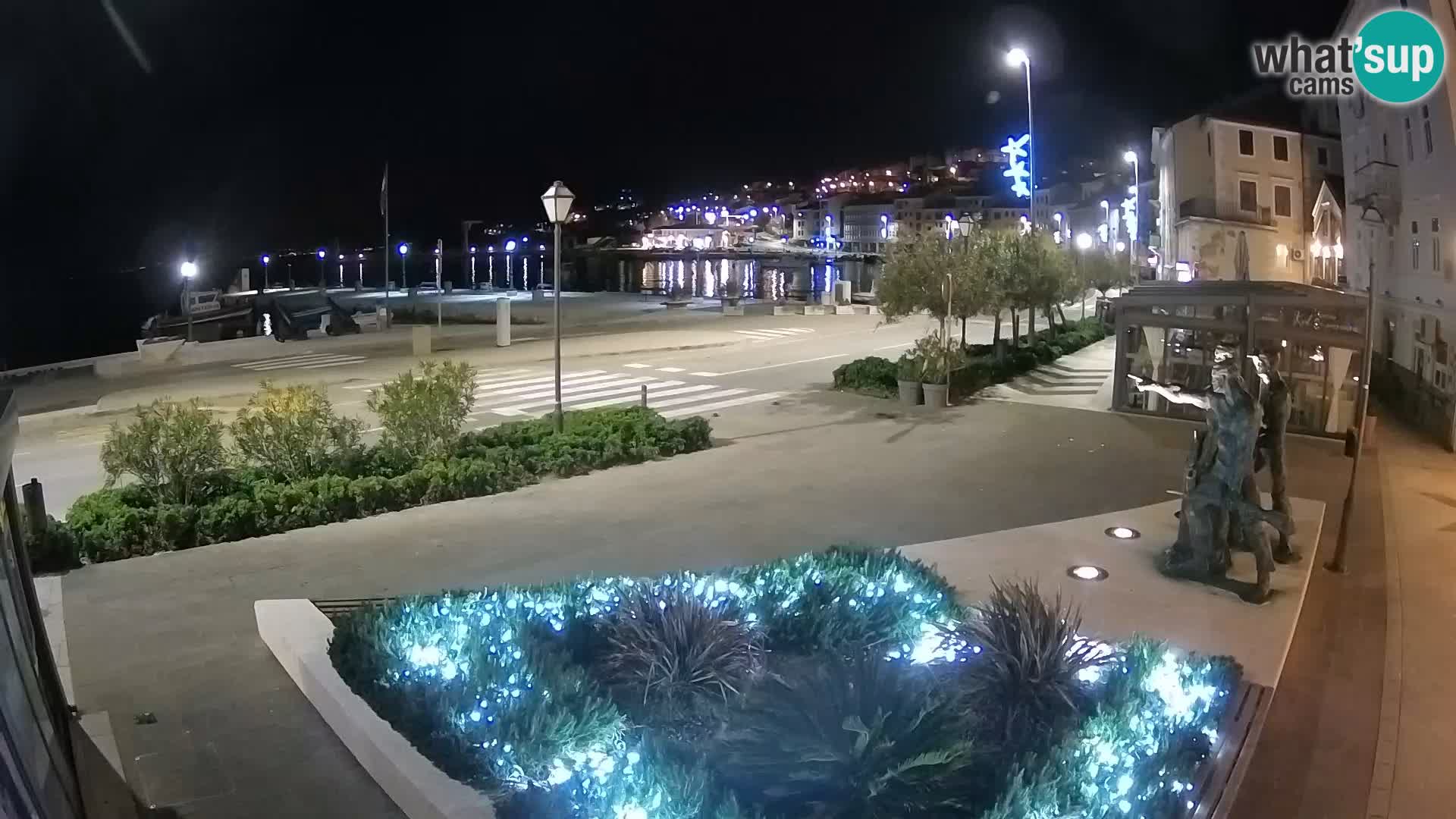 Live-Webcam Senj Riva – direkt am Meer – Kroatien