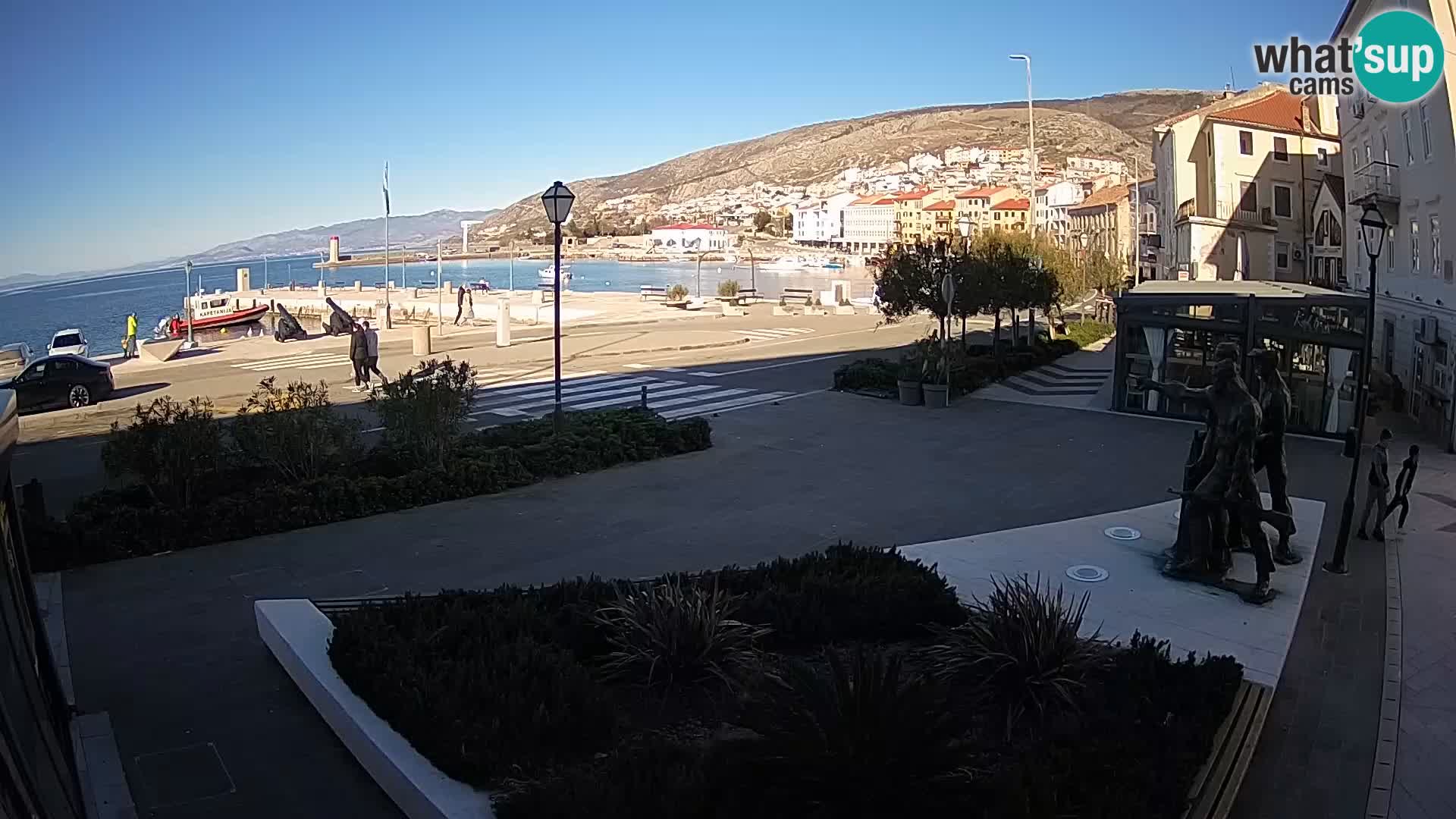 Webcam en vivo Senj riva – paseo marítimo