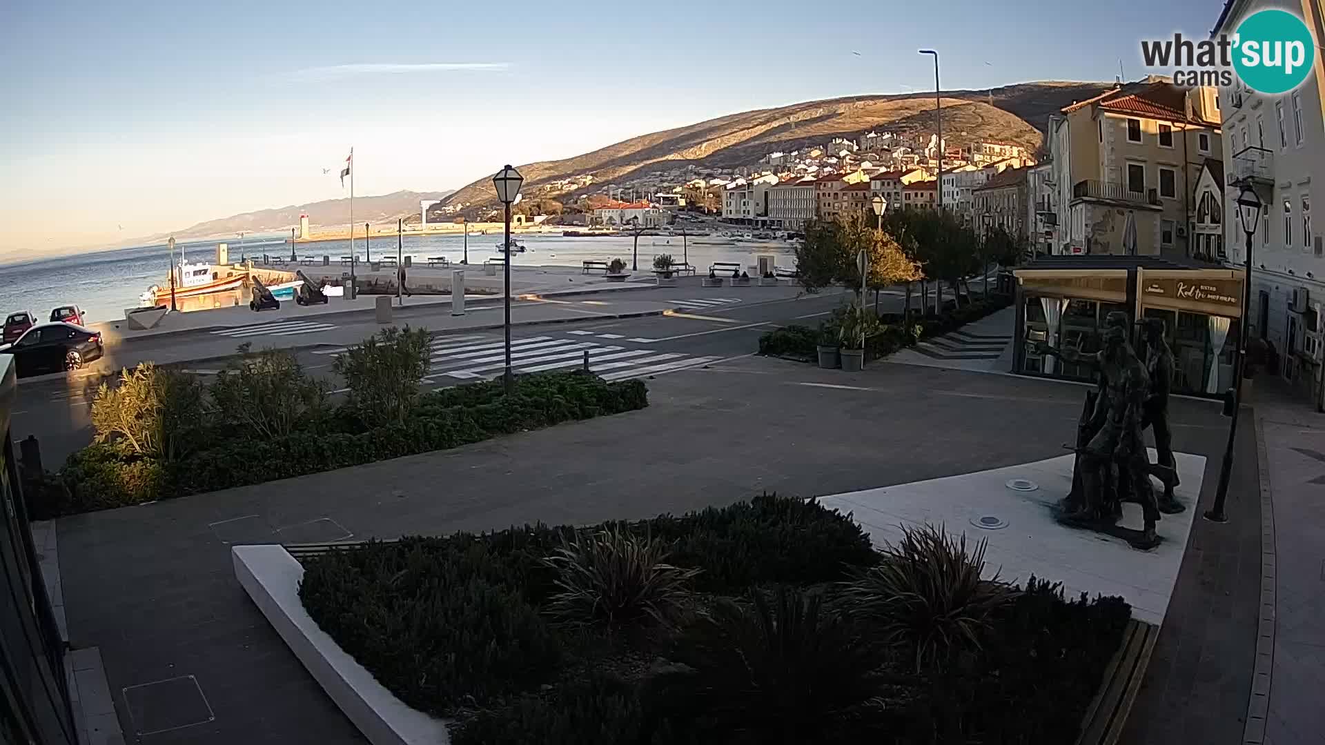 Live webcam Senj riva – fronte mare