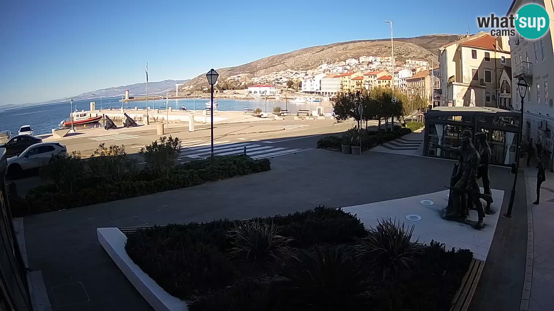 Live webcam Senj riva – fronte mare
