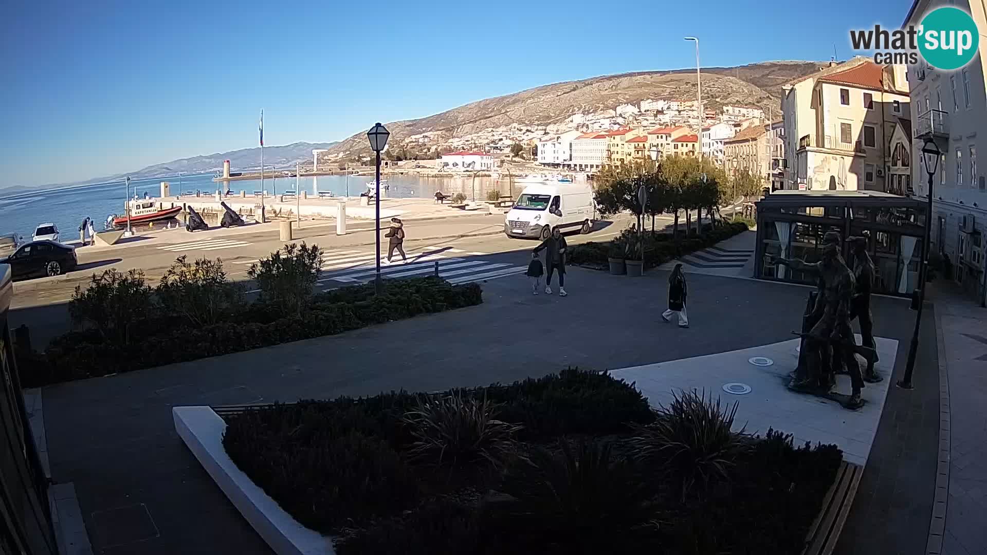 Spletna kamera v živo Senj riva – Hrvaška